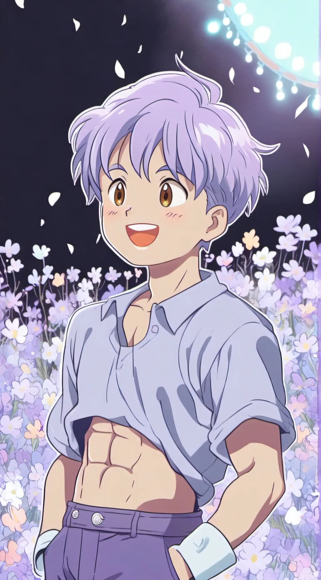 ai character: Trunks background