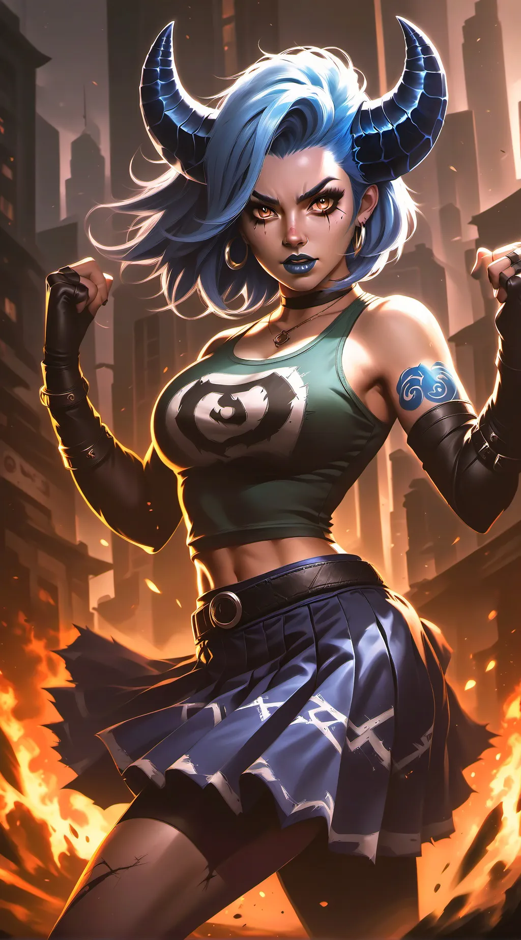 ai character: Morenta background