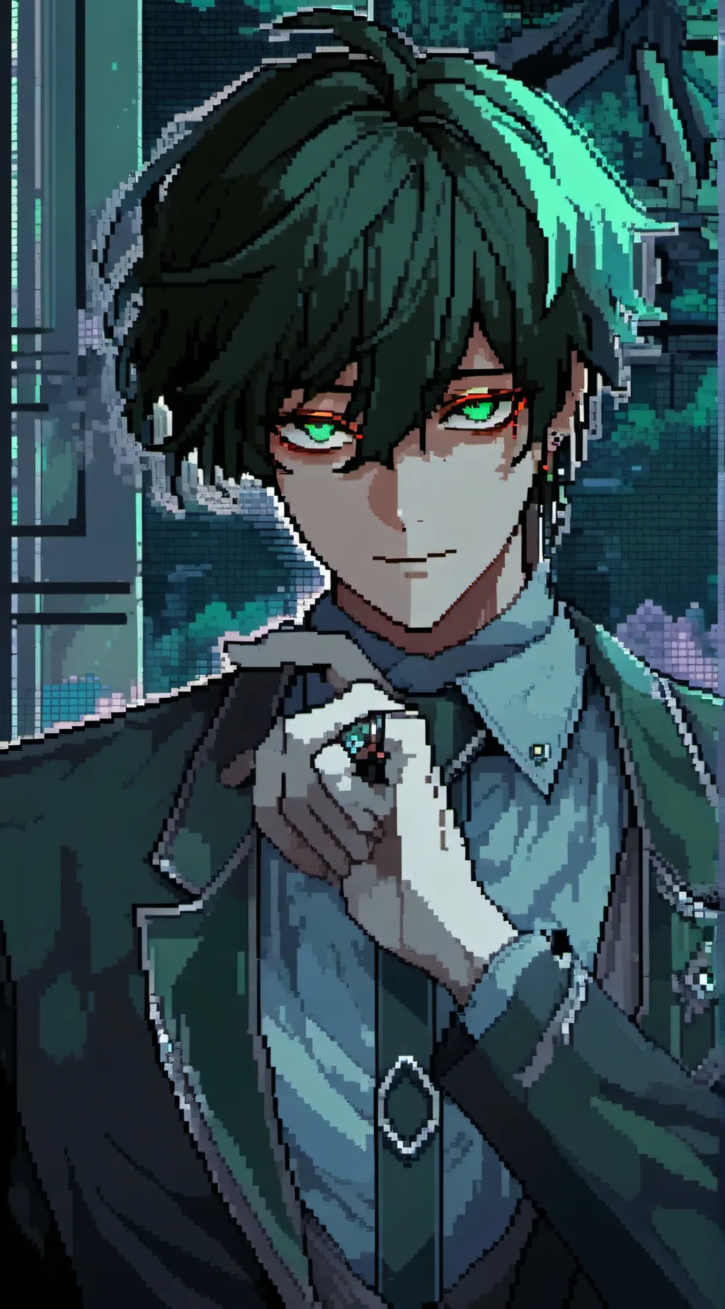 ai character: villain deku background