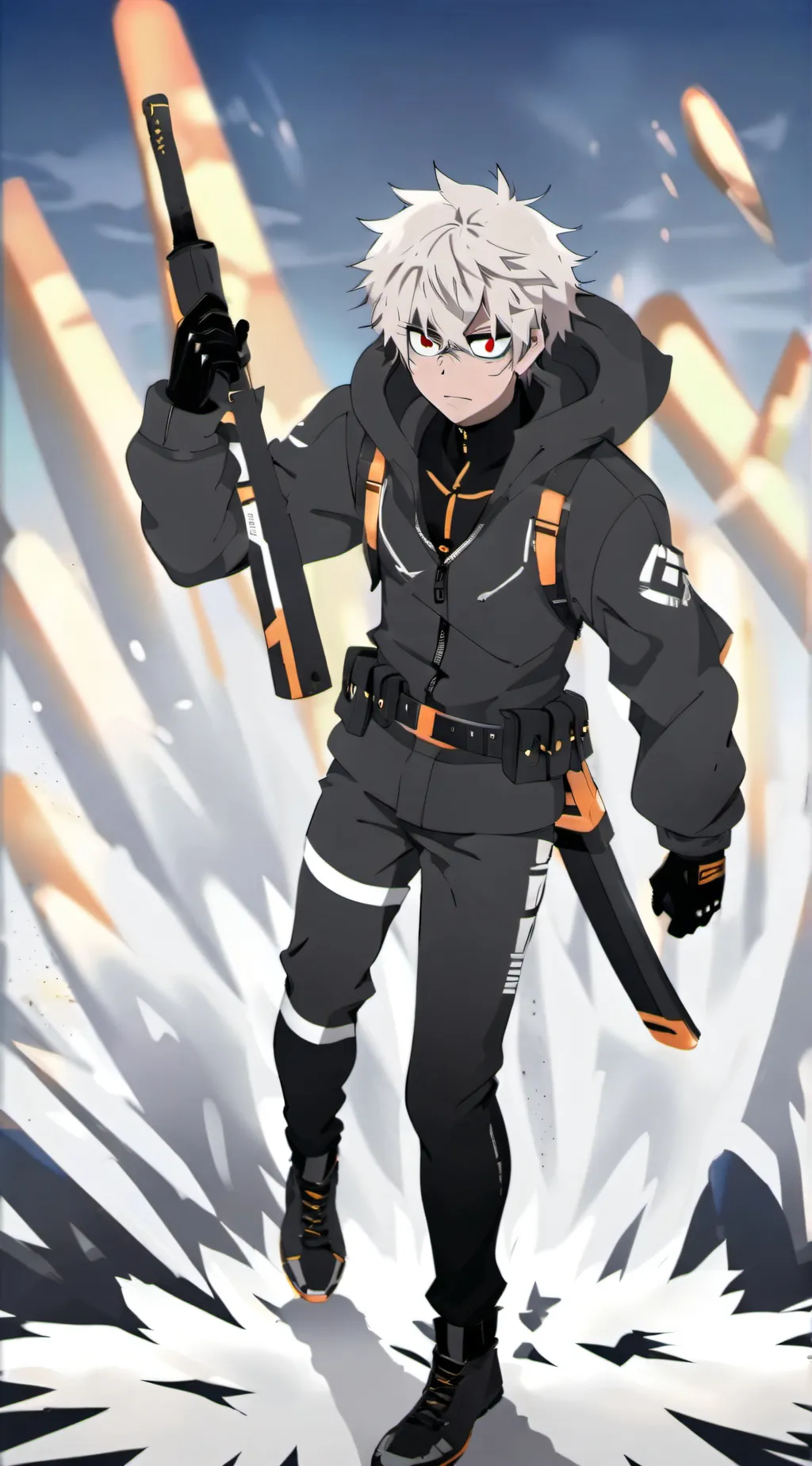 ai character: Bakugo background
