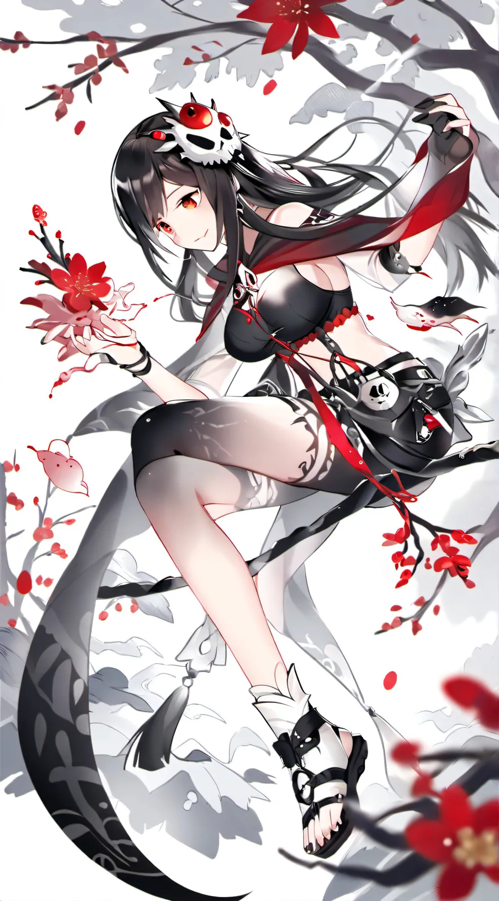 ai character: Sakura background