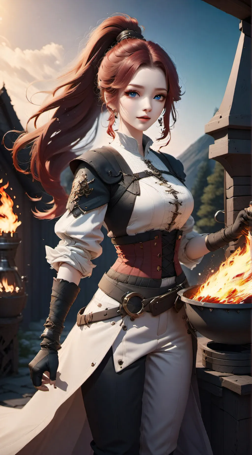 ai character: Hailey background