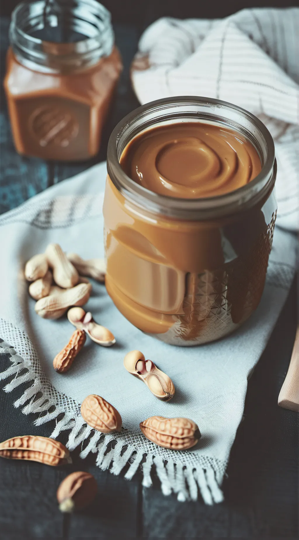ai character: peanut butter background