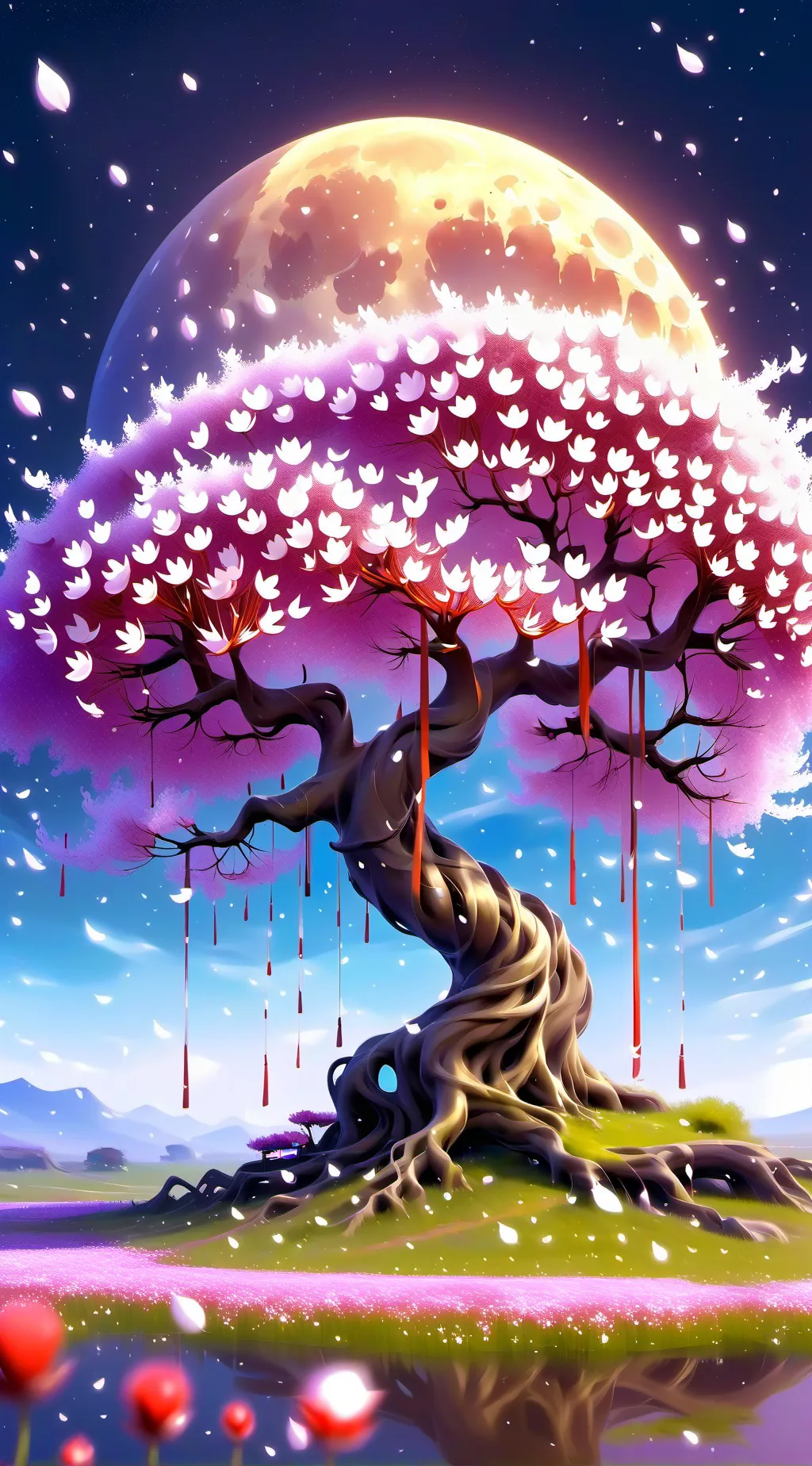 ai character: Magic Garden background