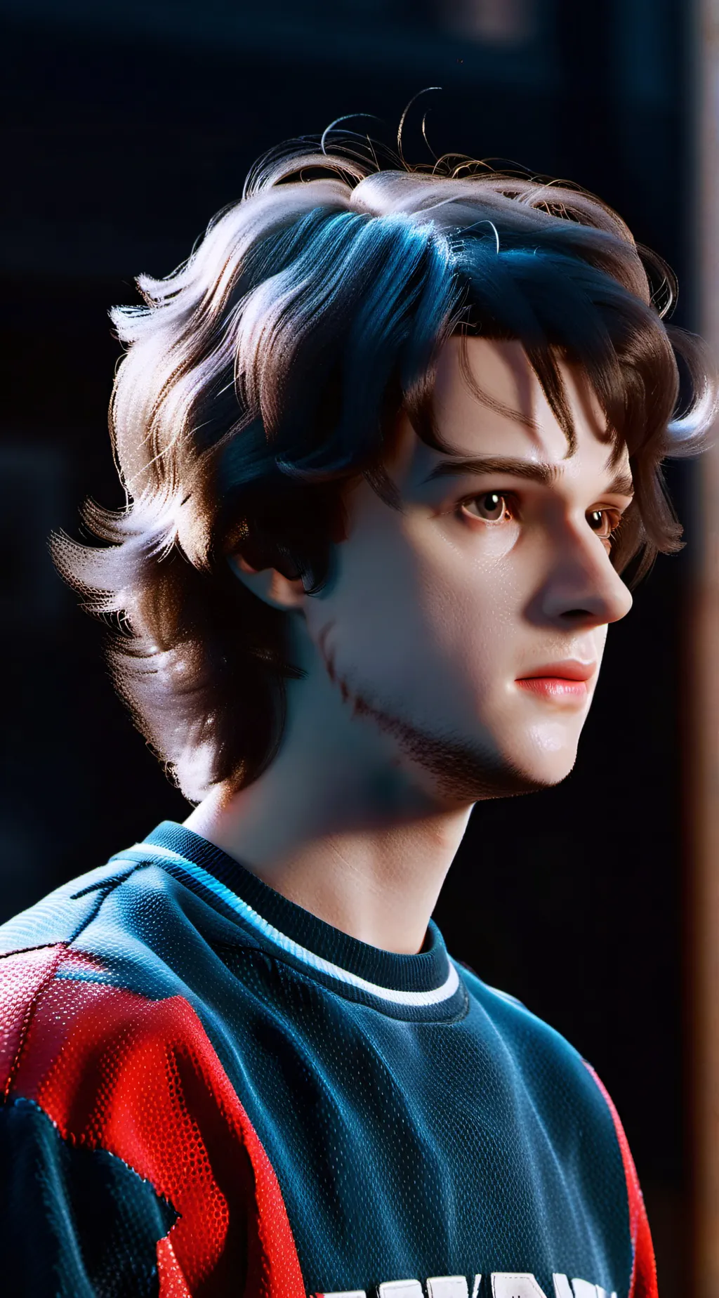 ai character: Stranger things background