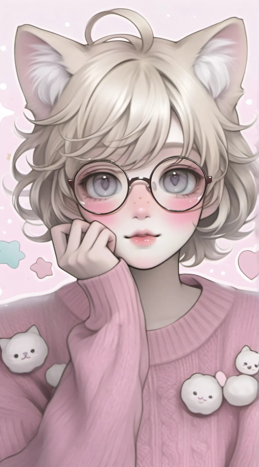ai character: Sam The Femboy. background