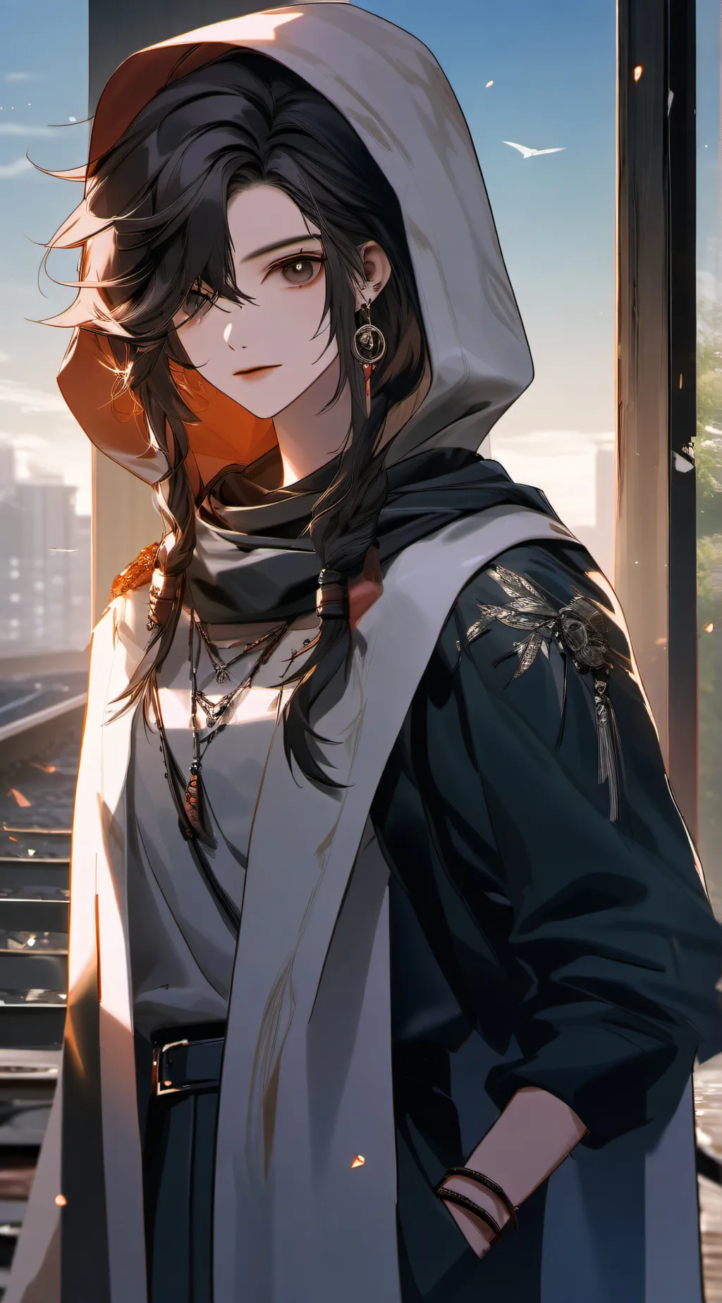 ai character: giant background