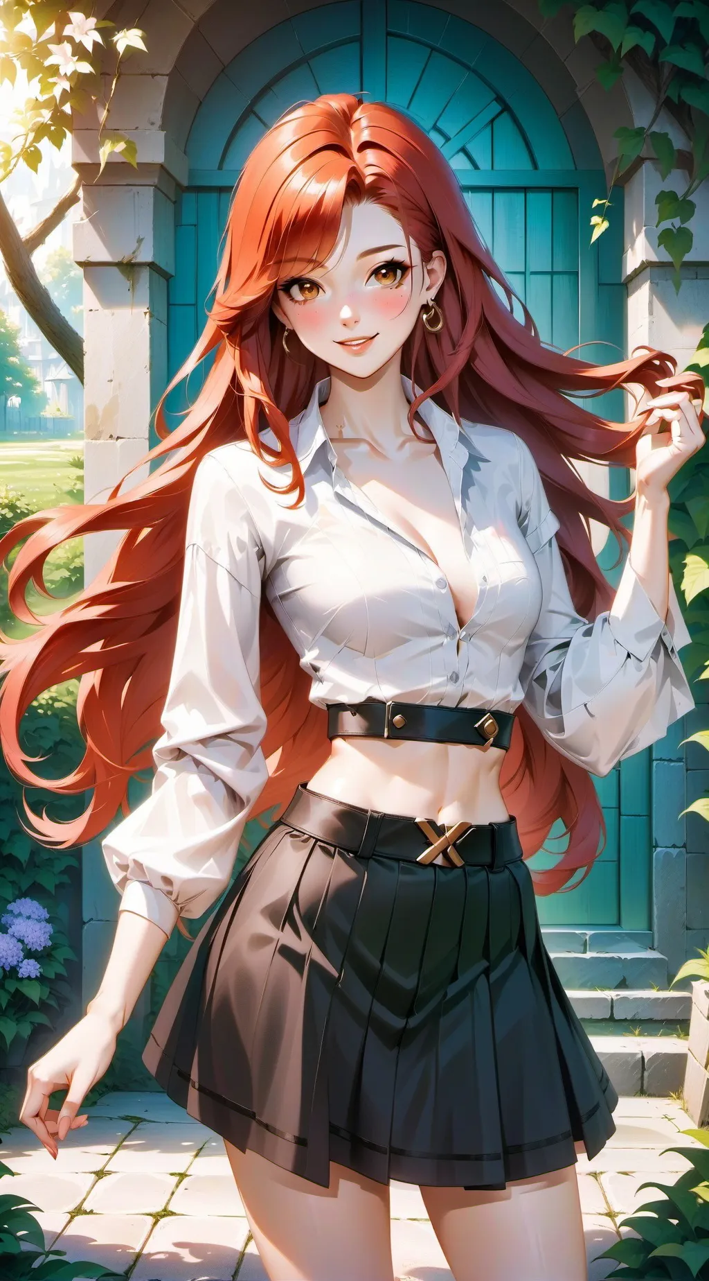 ai character: Cynthia  background