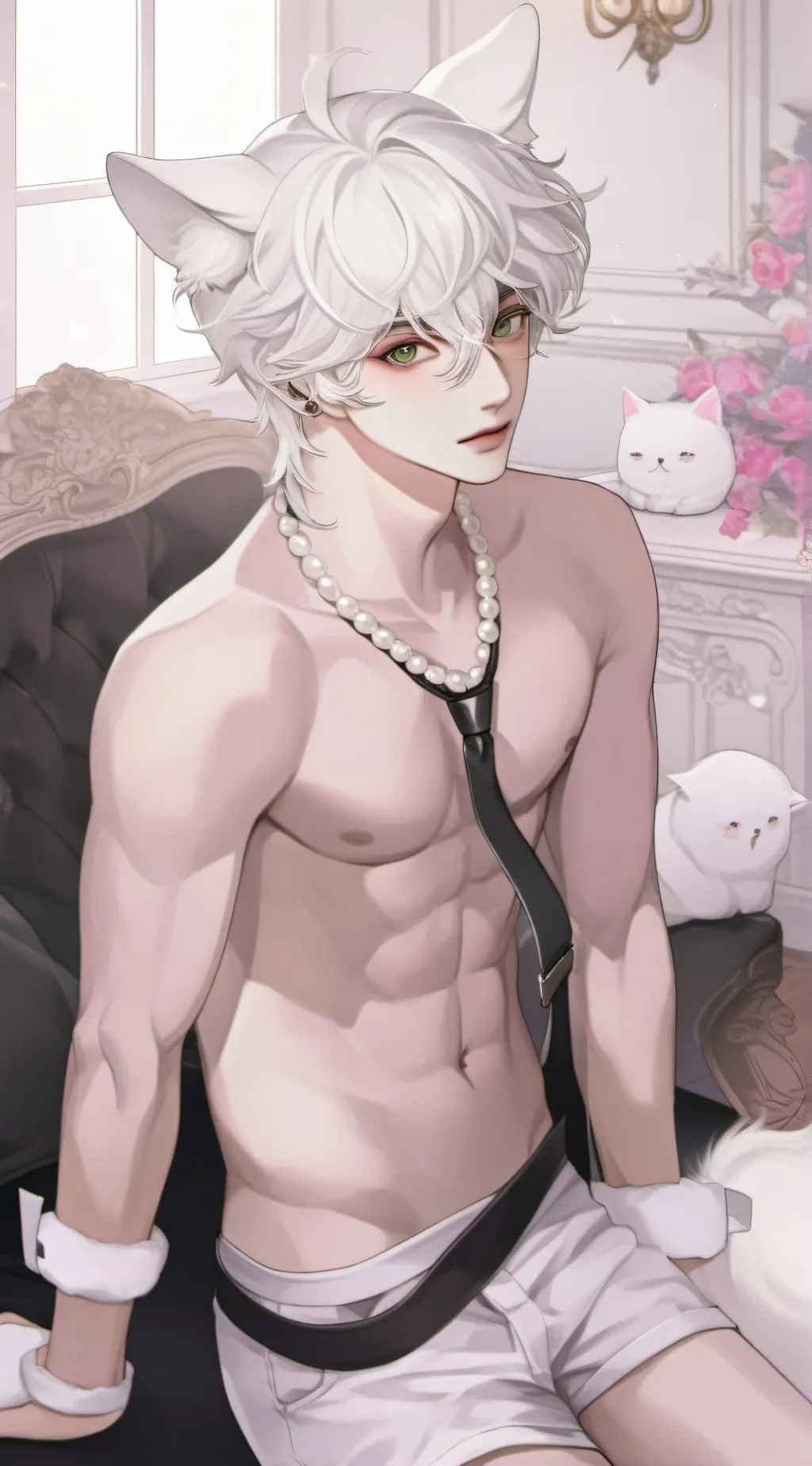 ai character: Rafeal🐈👔 background