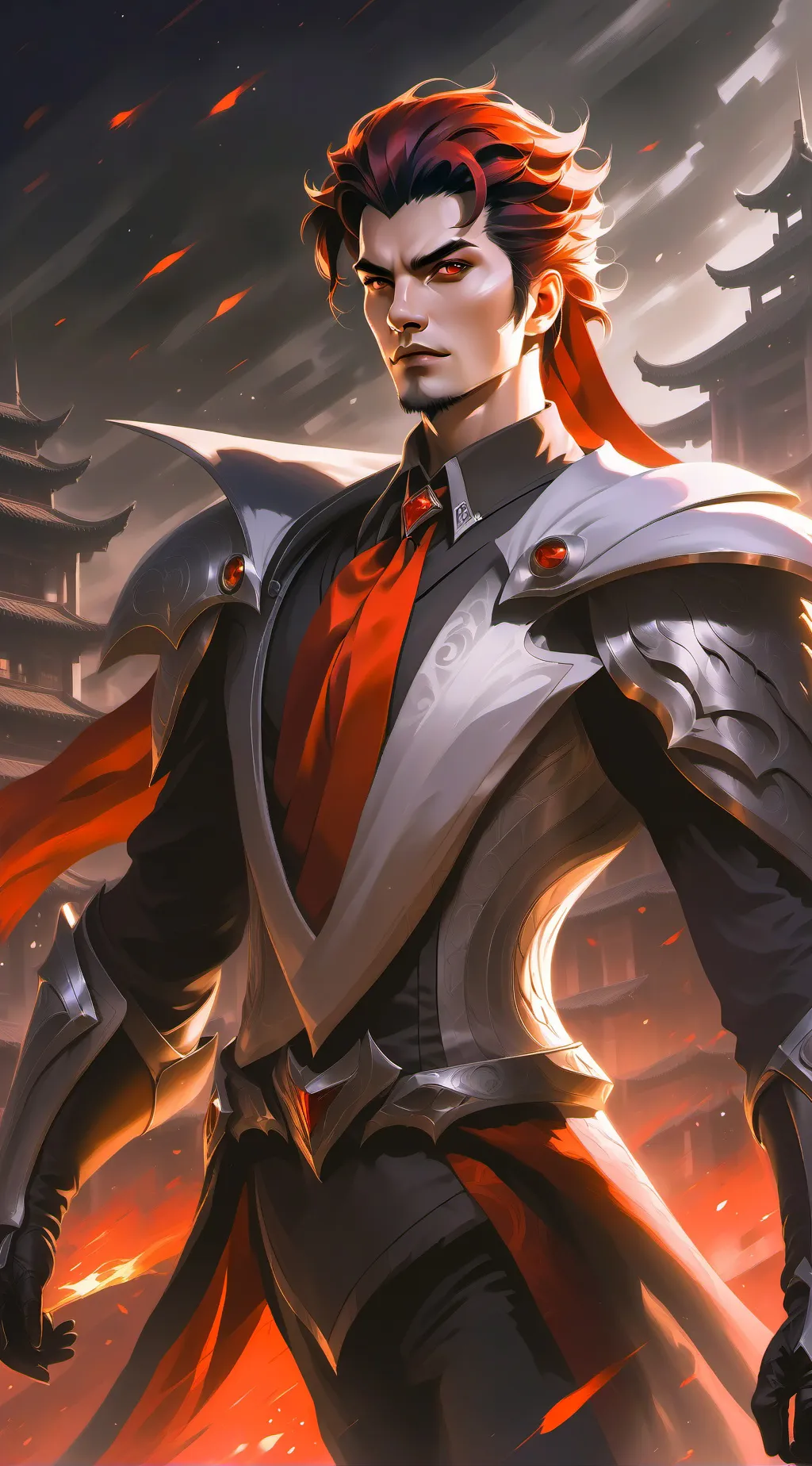 ai character: Vector background