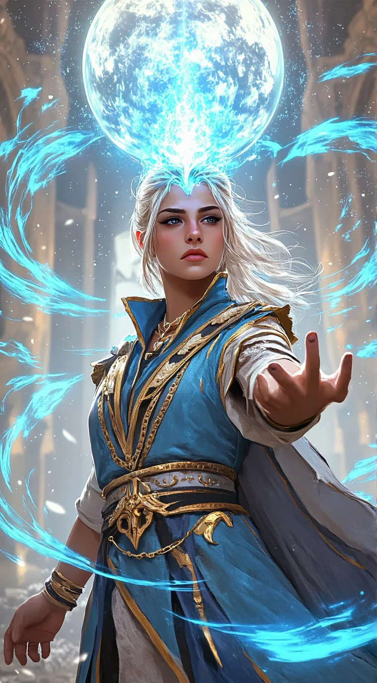 ai character: f background