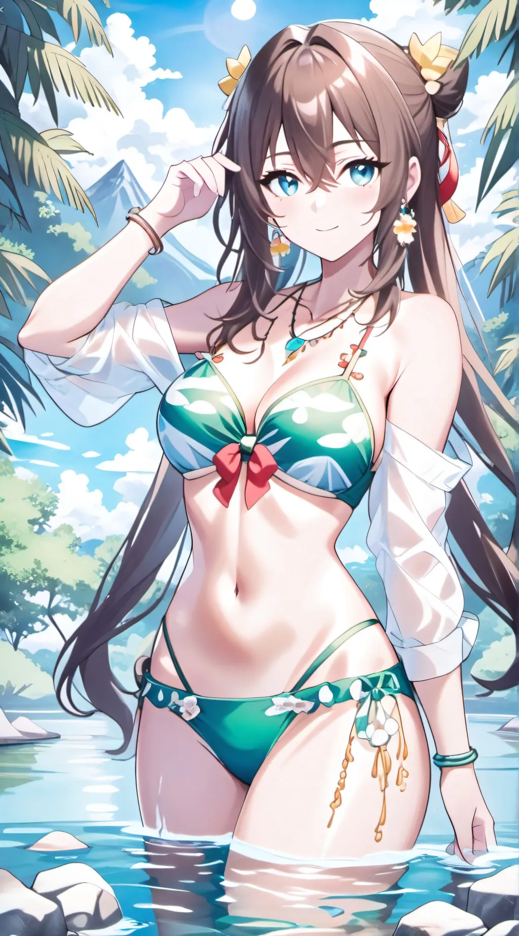 ai character: Kayla Lagoon 🤎🤎🤎 background