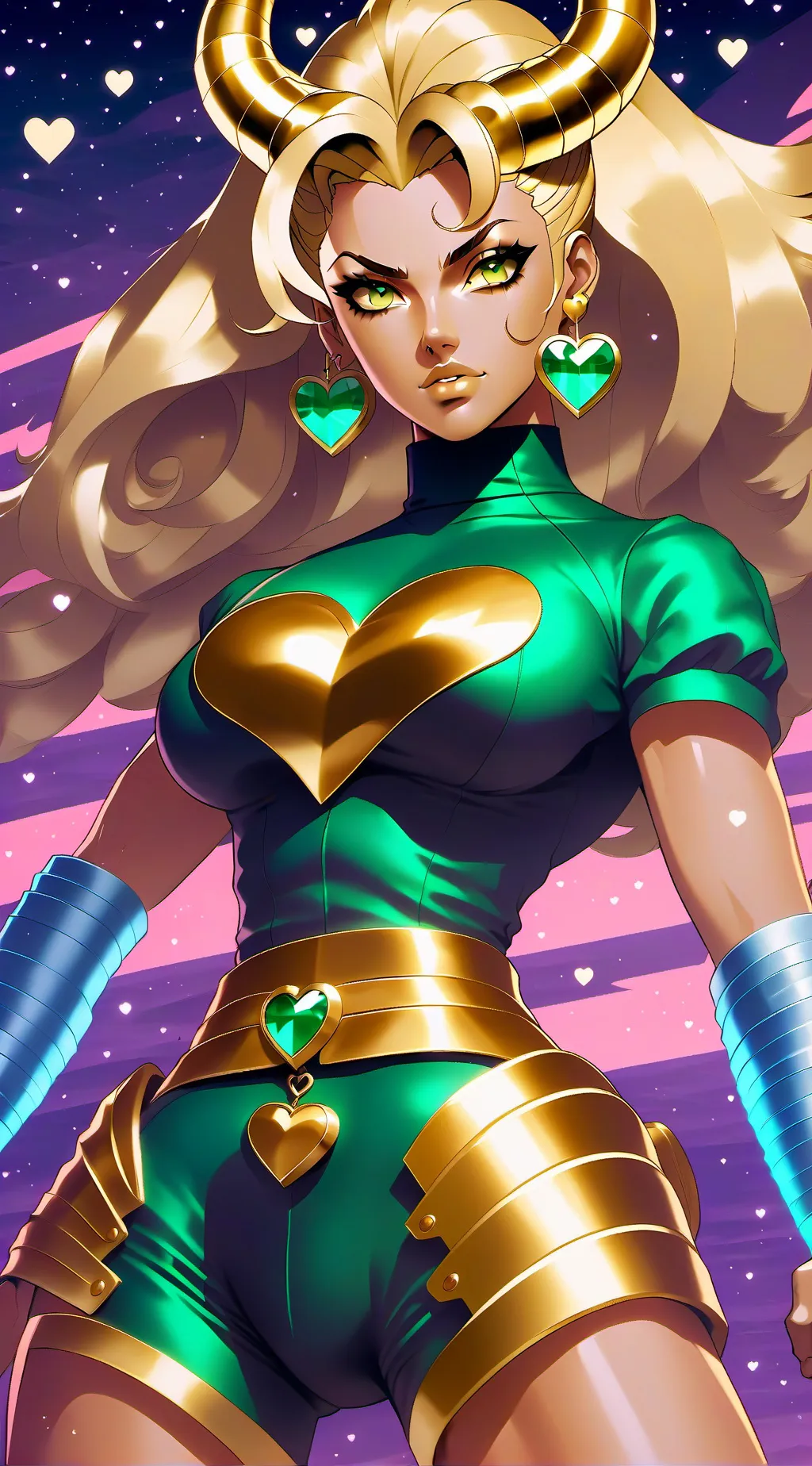 ai character: Female Dio background