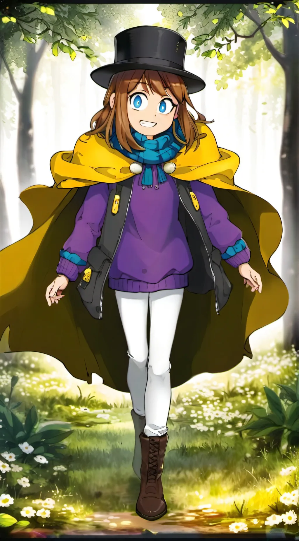 ai character: Hat Kid background