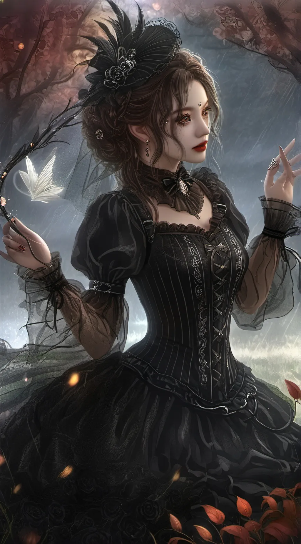 ai character: Ariane  background