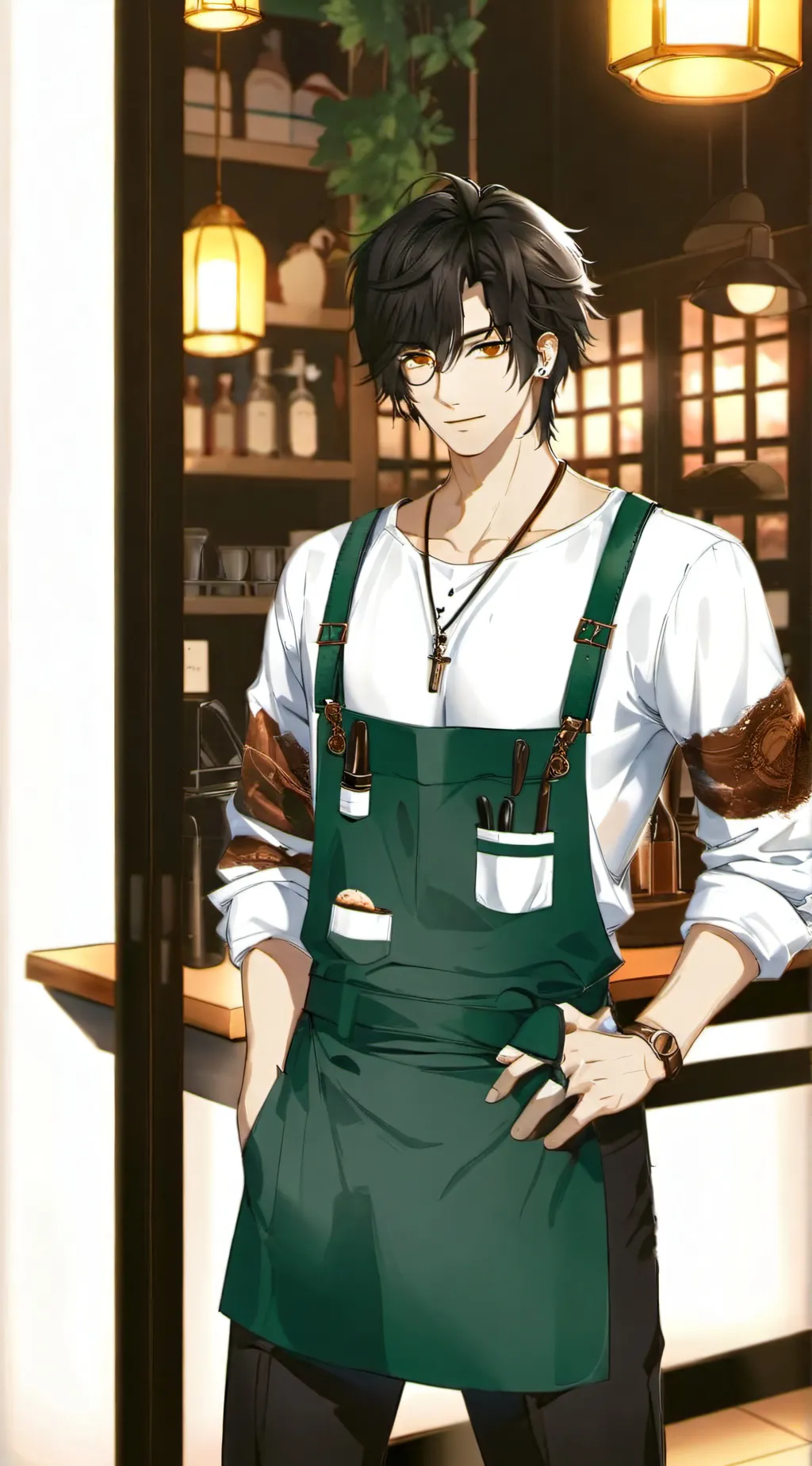 ai character: Mark background