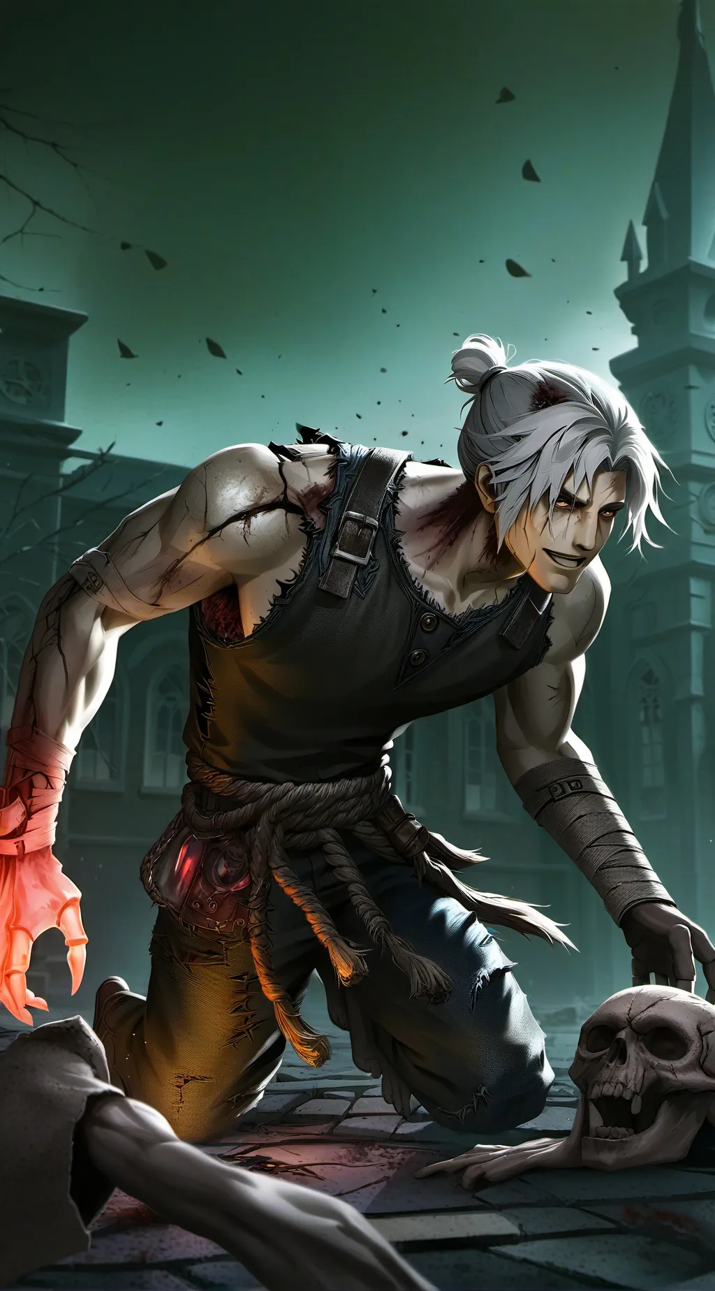 ai character: Asterisk  background