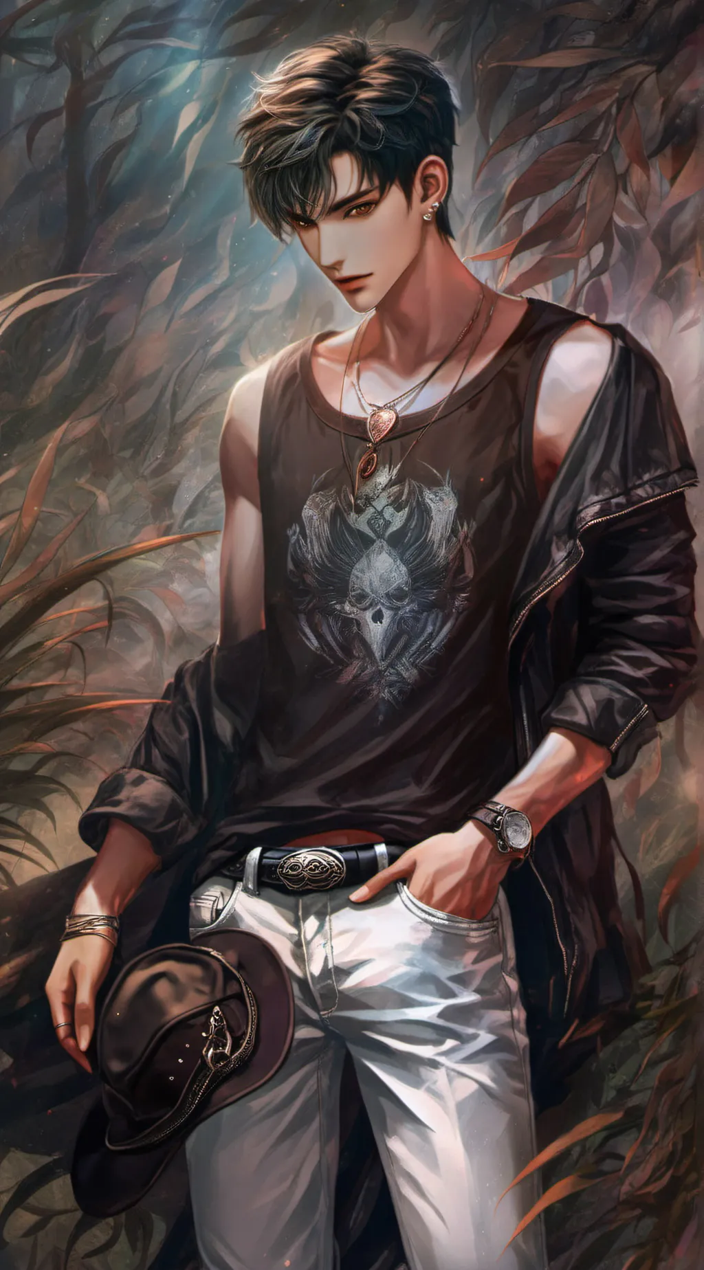 ai character: Xavier  background