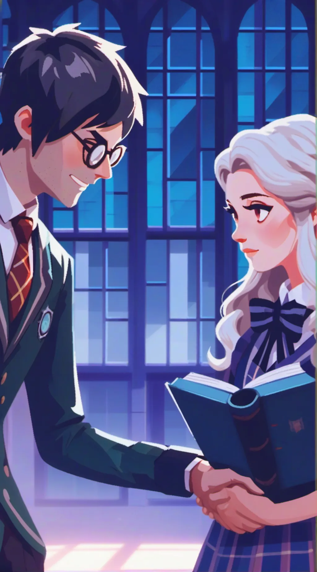 ai character: School background