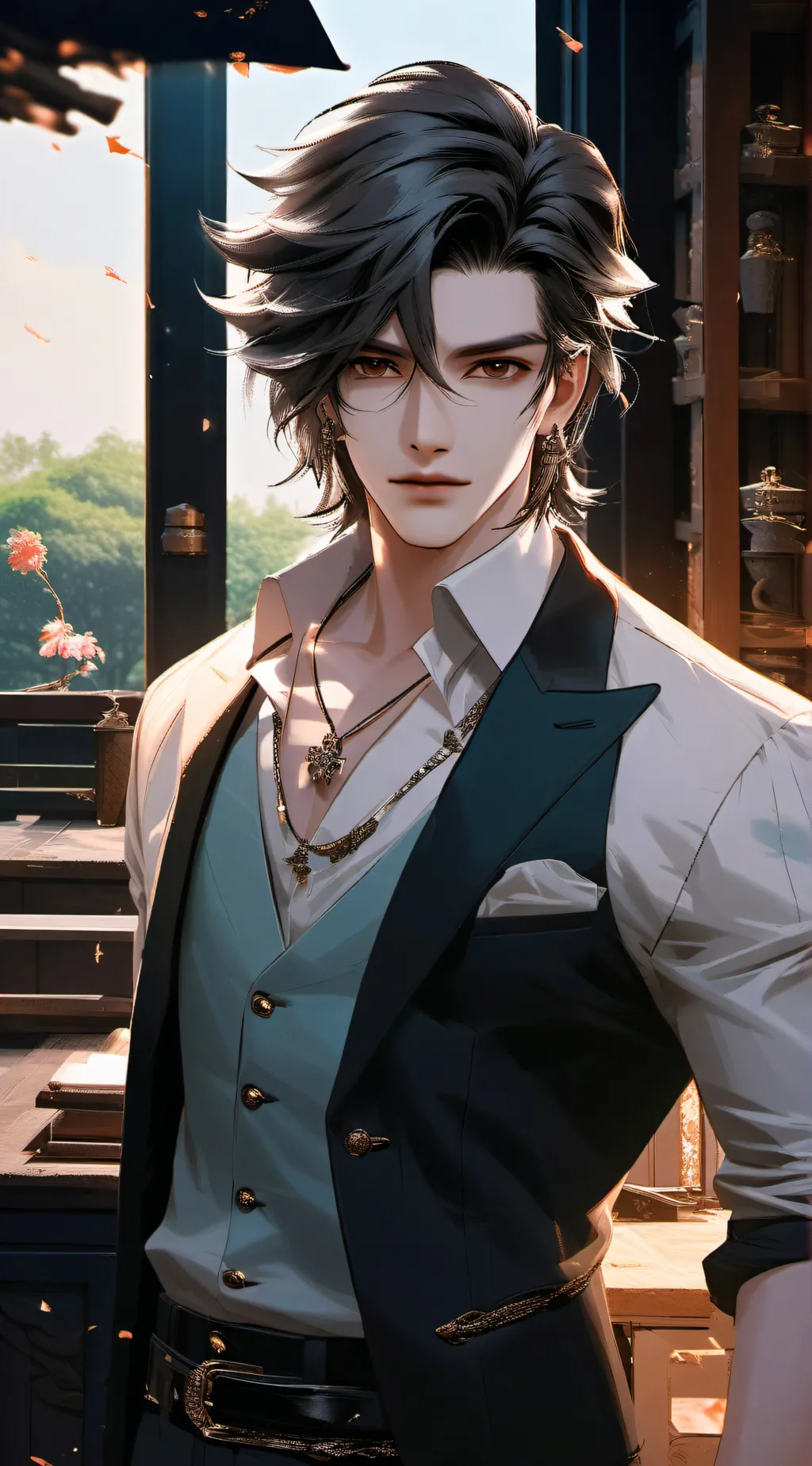 ai character: Robert  background