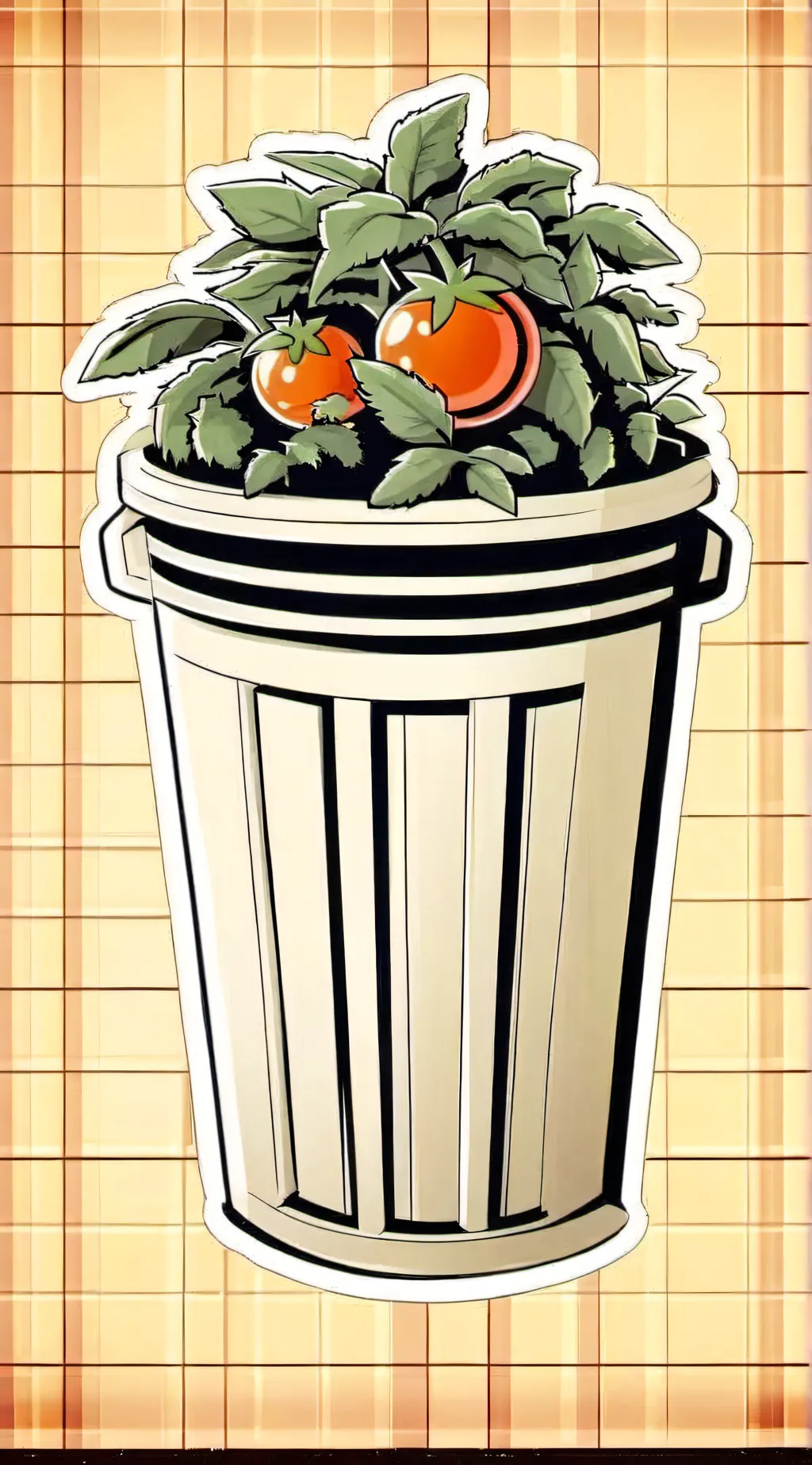 ai character: potato meme background