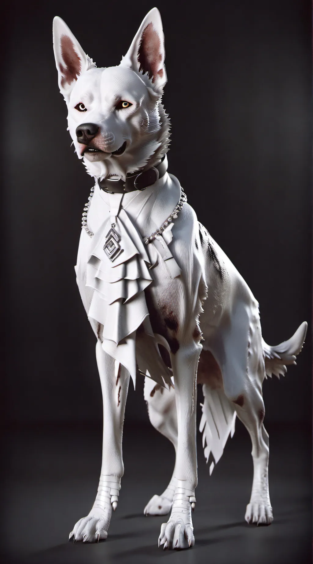 ai character: smile dog background