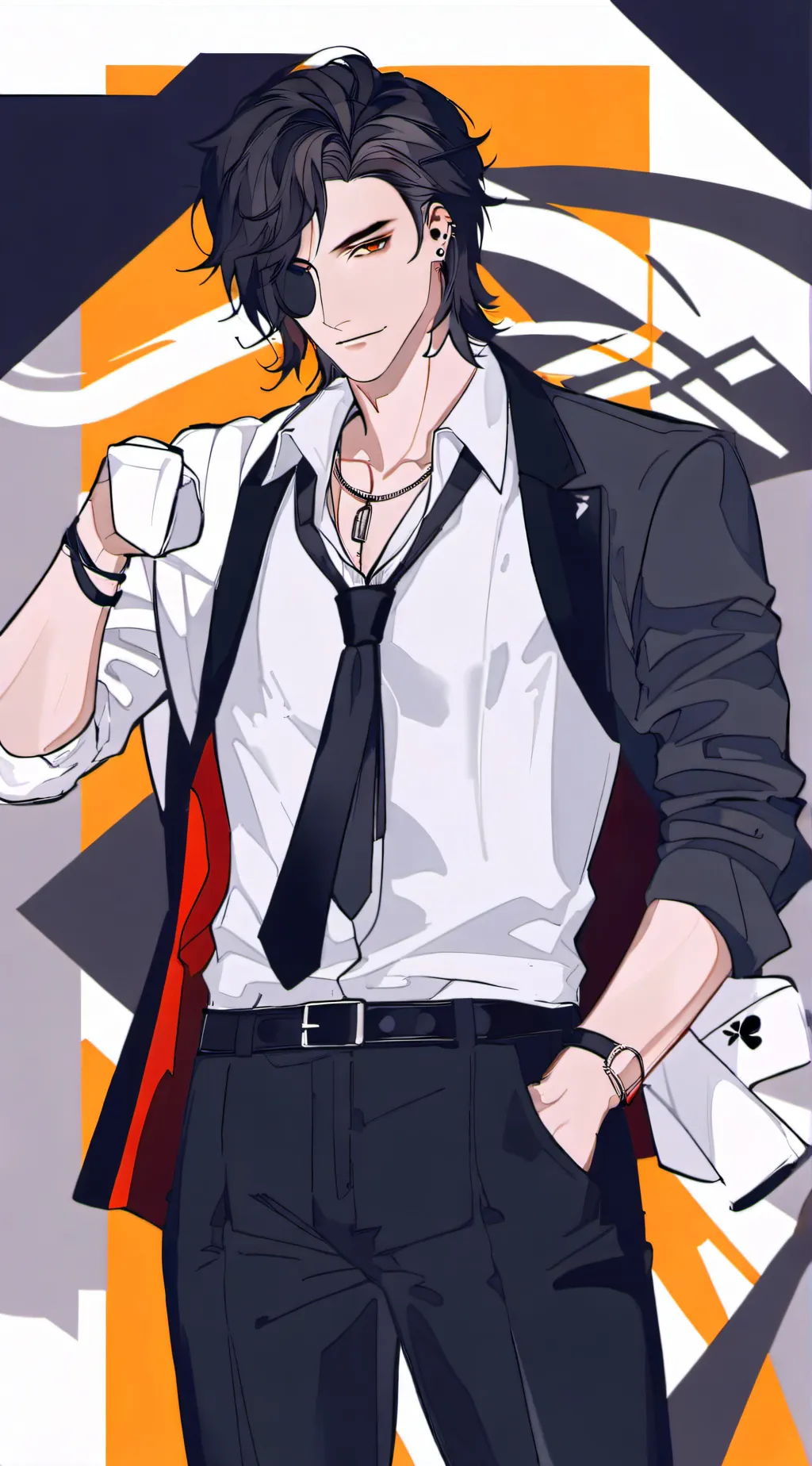 ai character: Micheal  background
