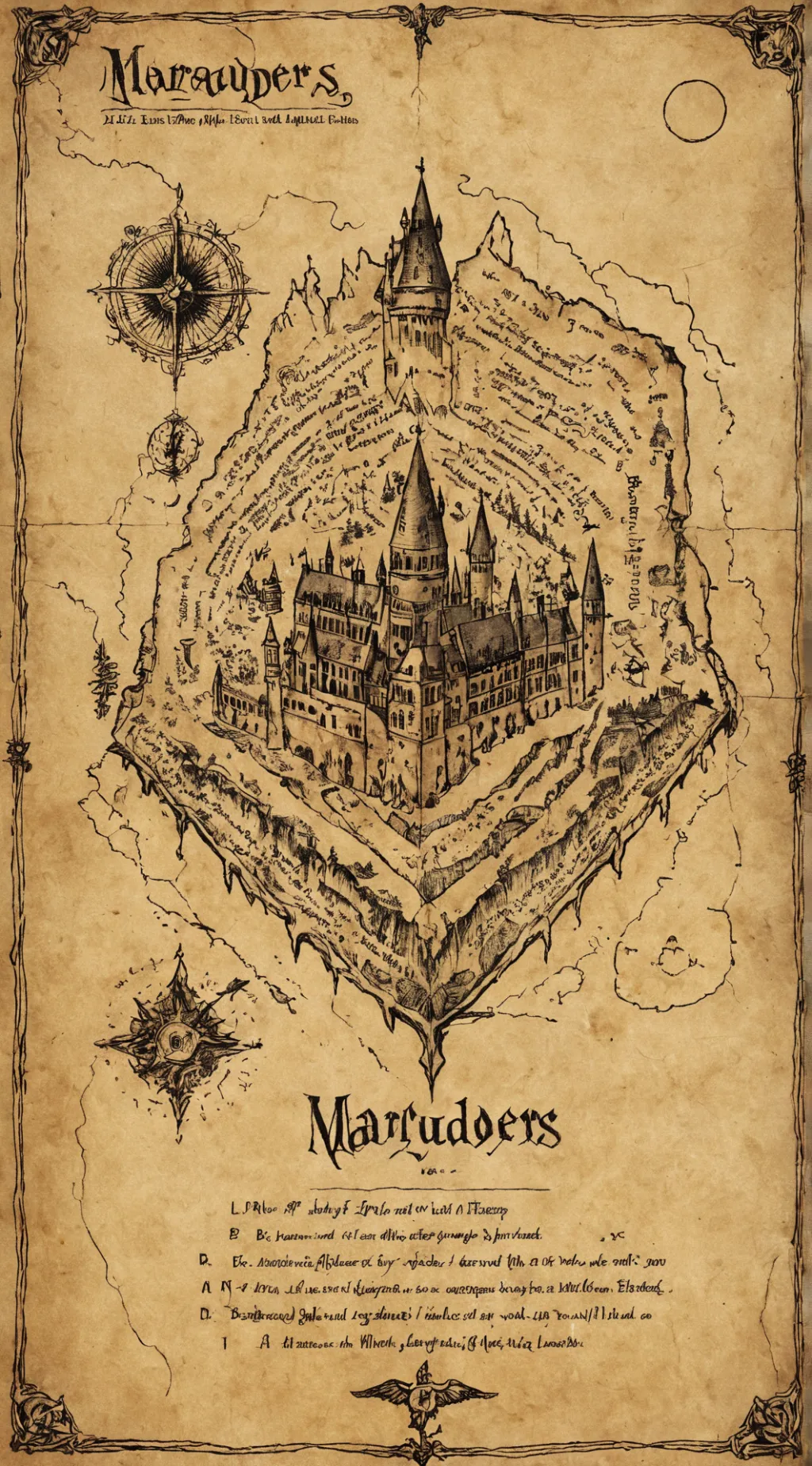ai character: Marauders Era✨️ background
