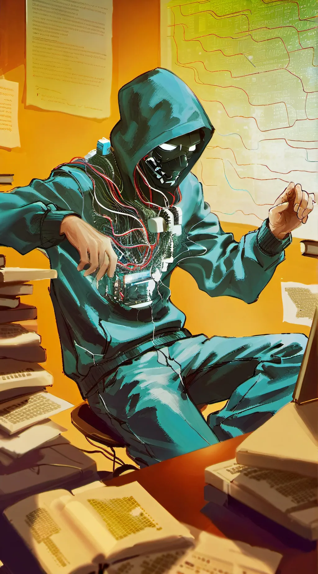 ai character: unknown hacker  background