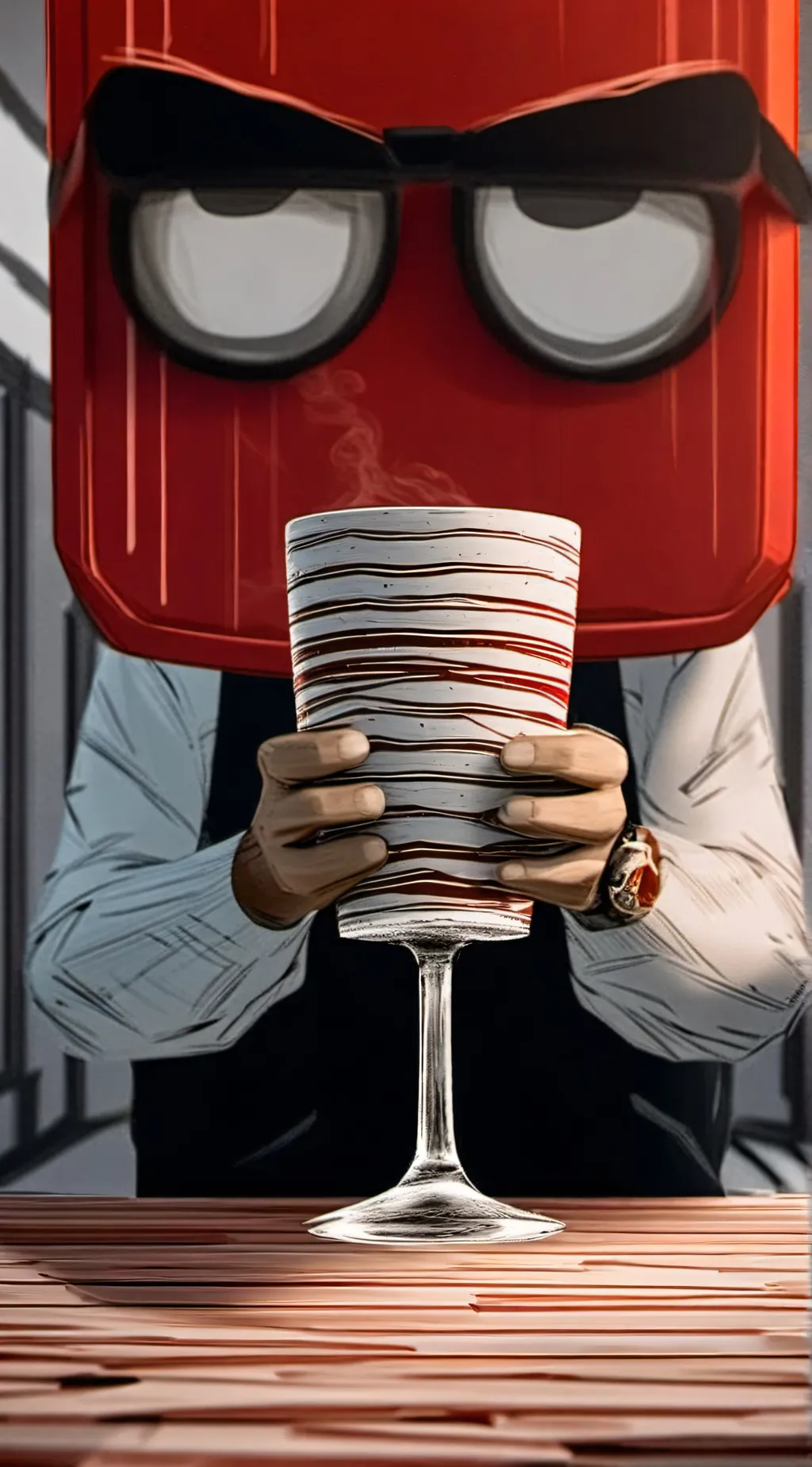 ai character: Patrick Smith. background