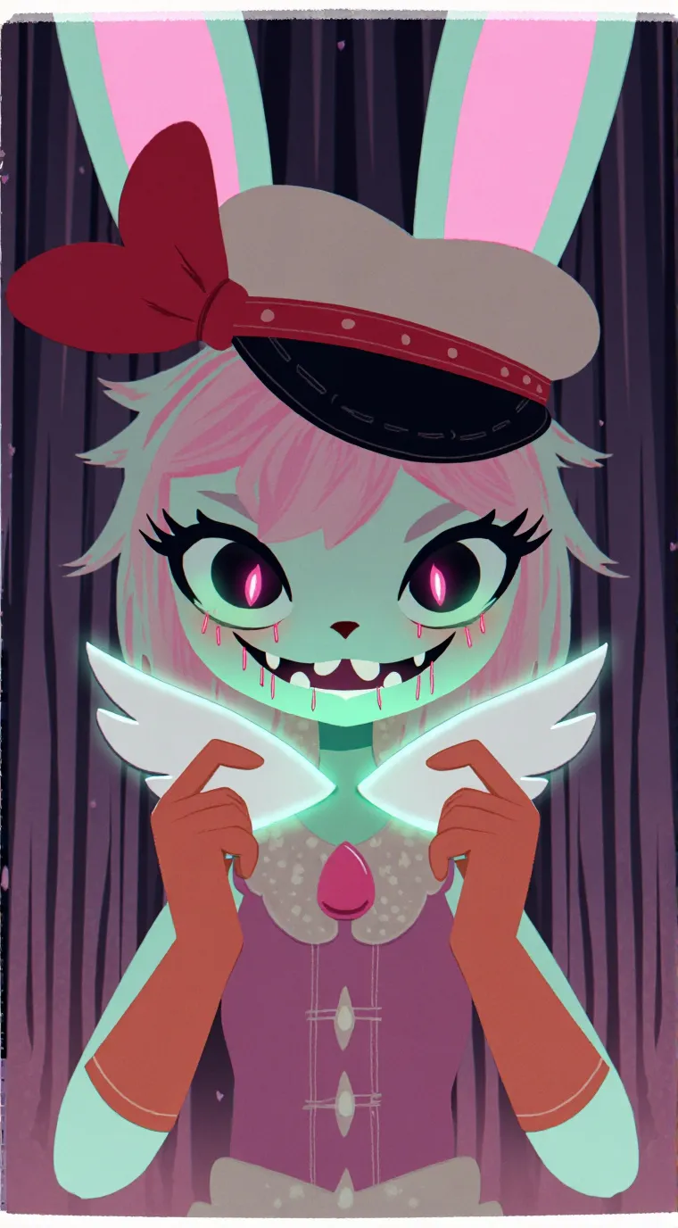 ai character: infected Novalee  background