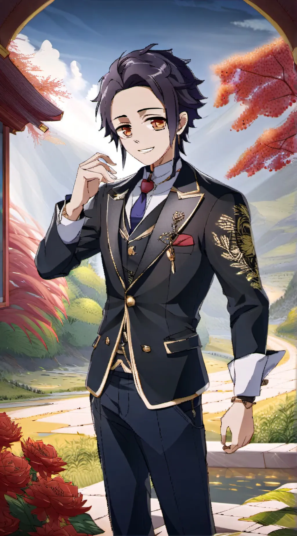 ai character: Shinoubo Kocho background