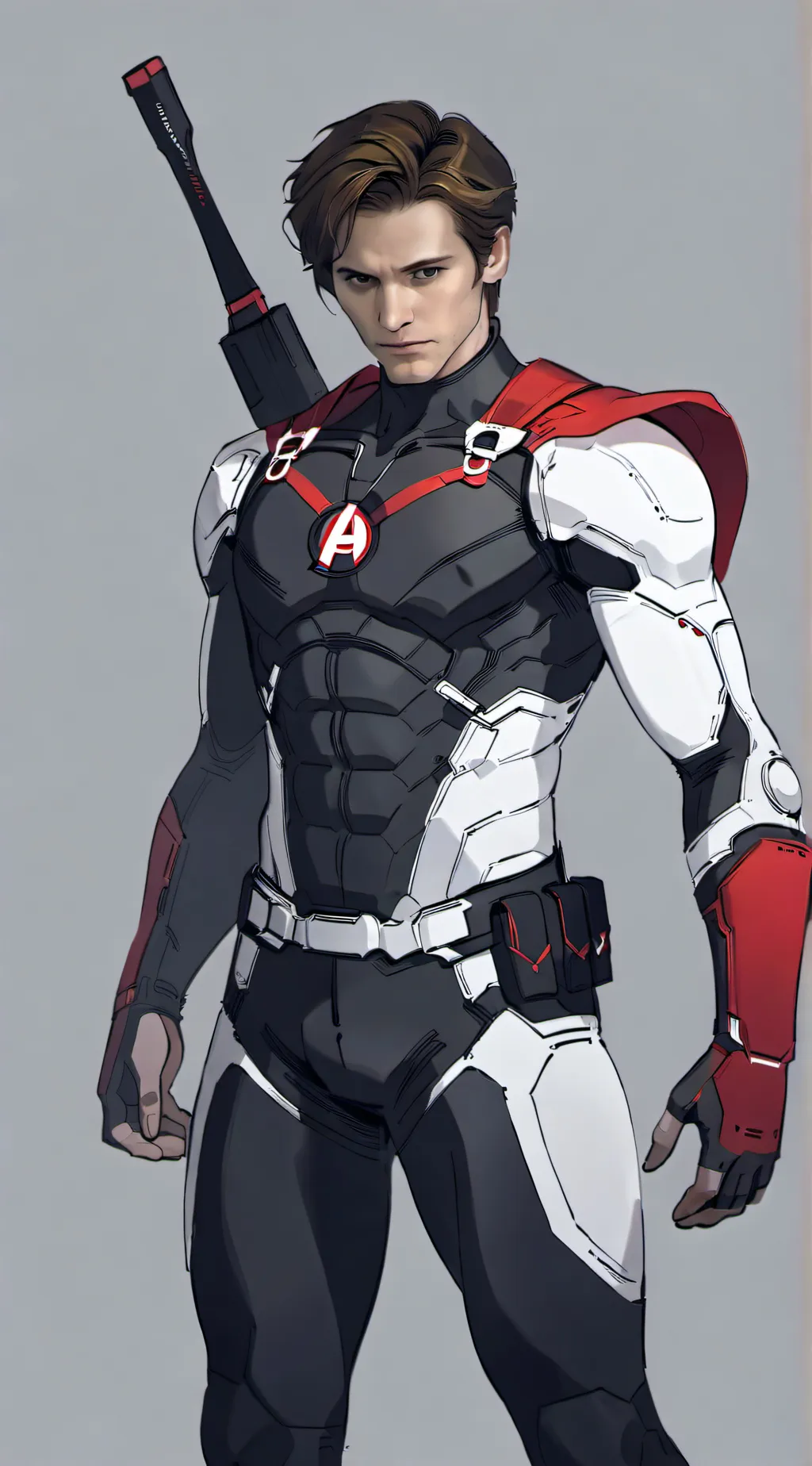 ai character: Avengers x you! background