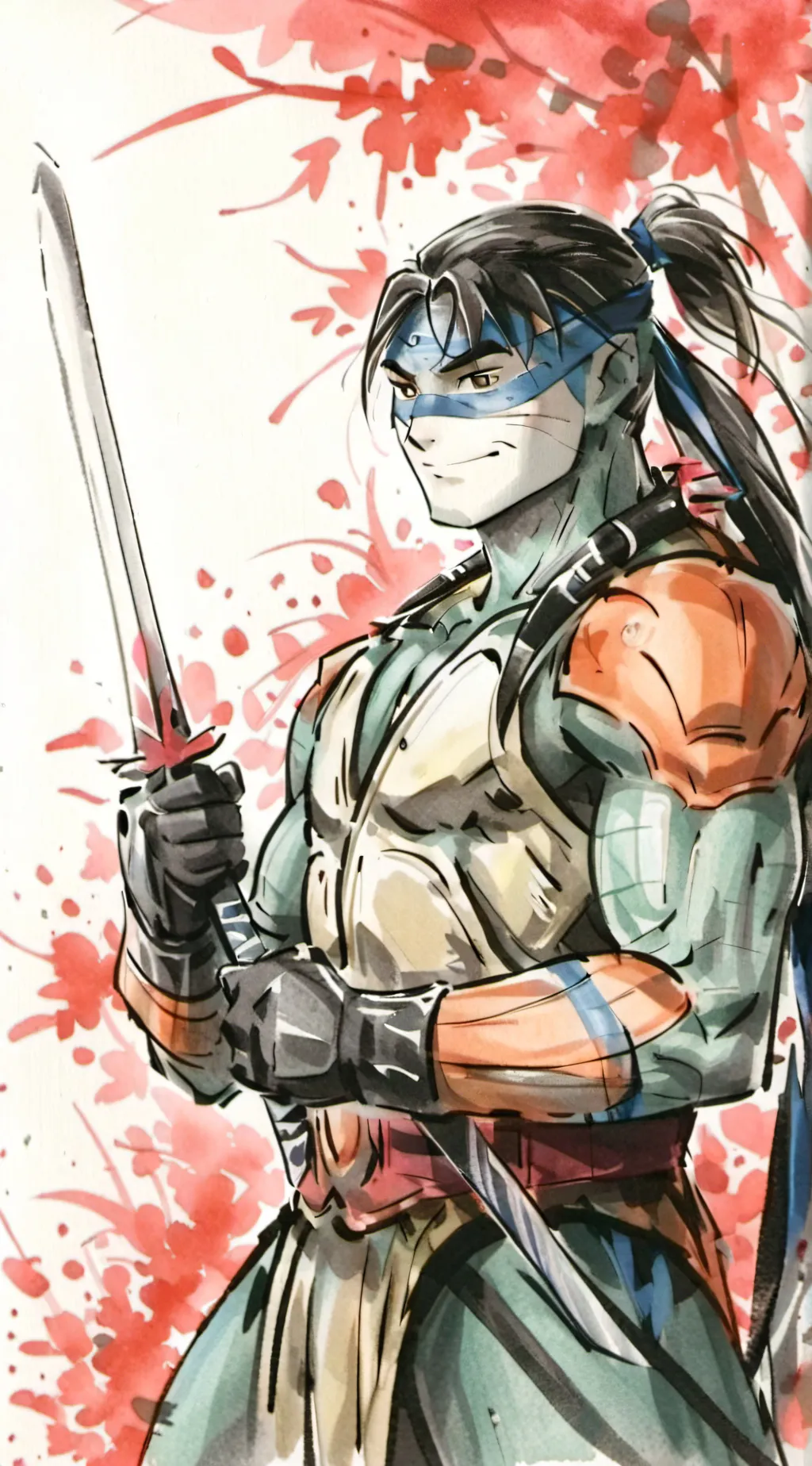 ai character: TMNT AU background