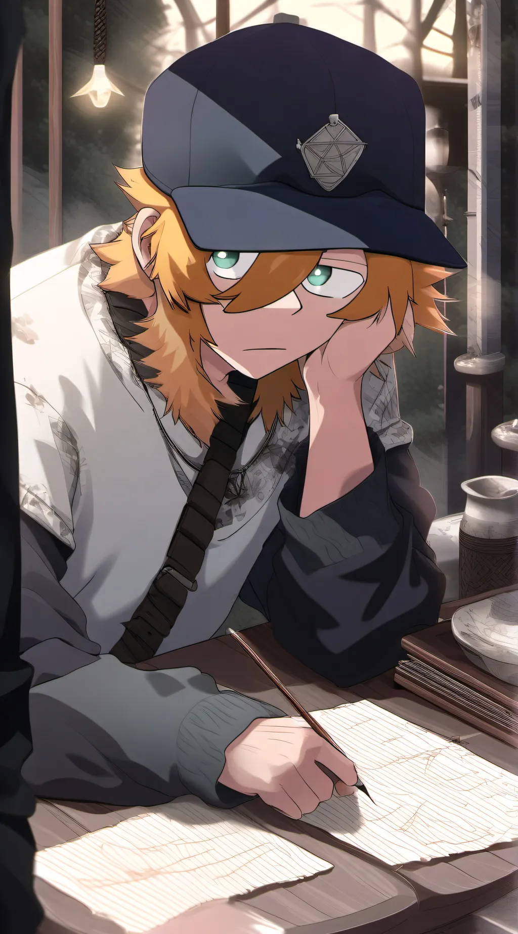 ai character: ethan background