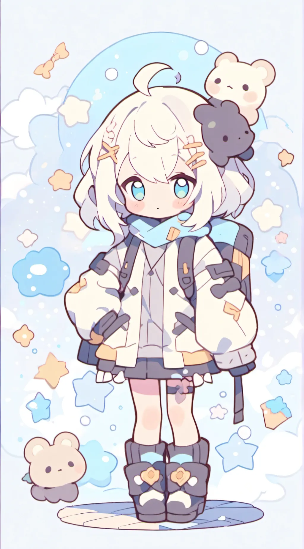 ai character: 凹凸世界 background