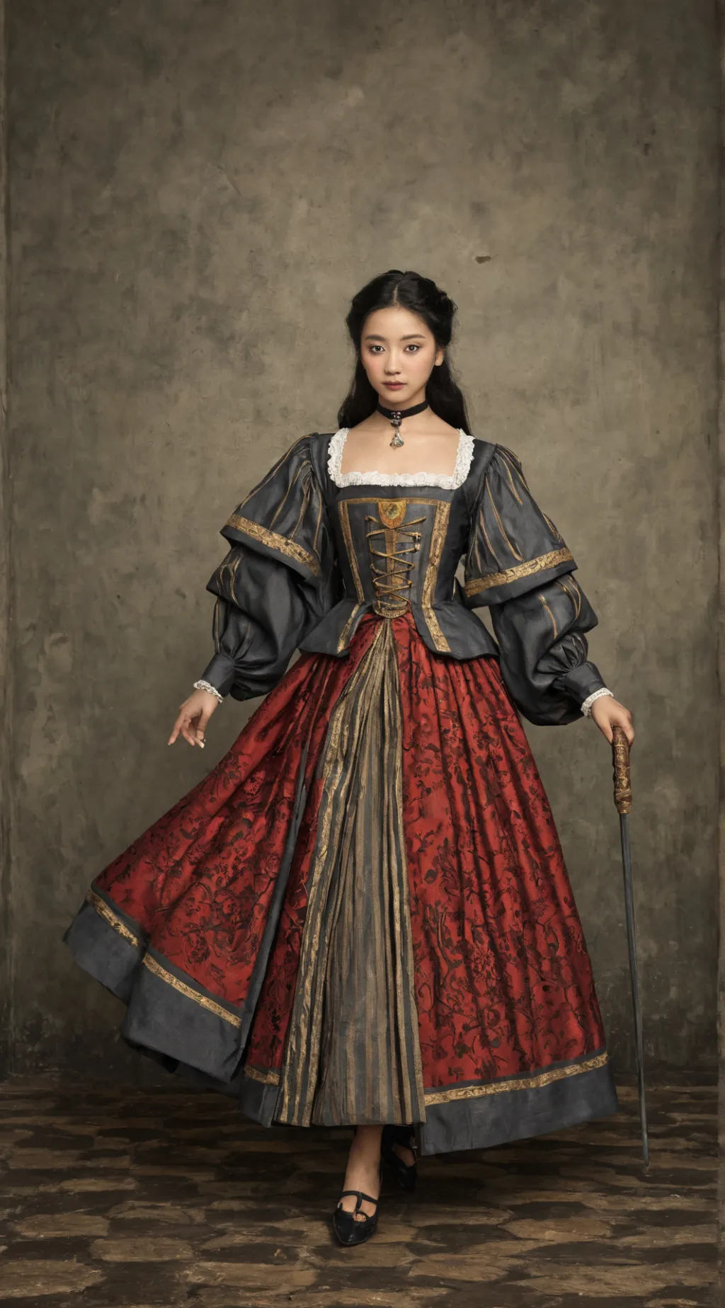 ai character: Alessandra amoroso background