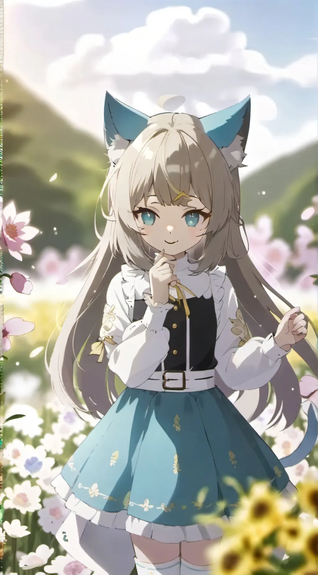 ai character: sus catgirl background