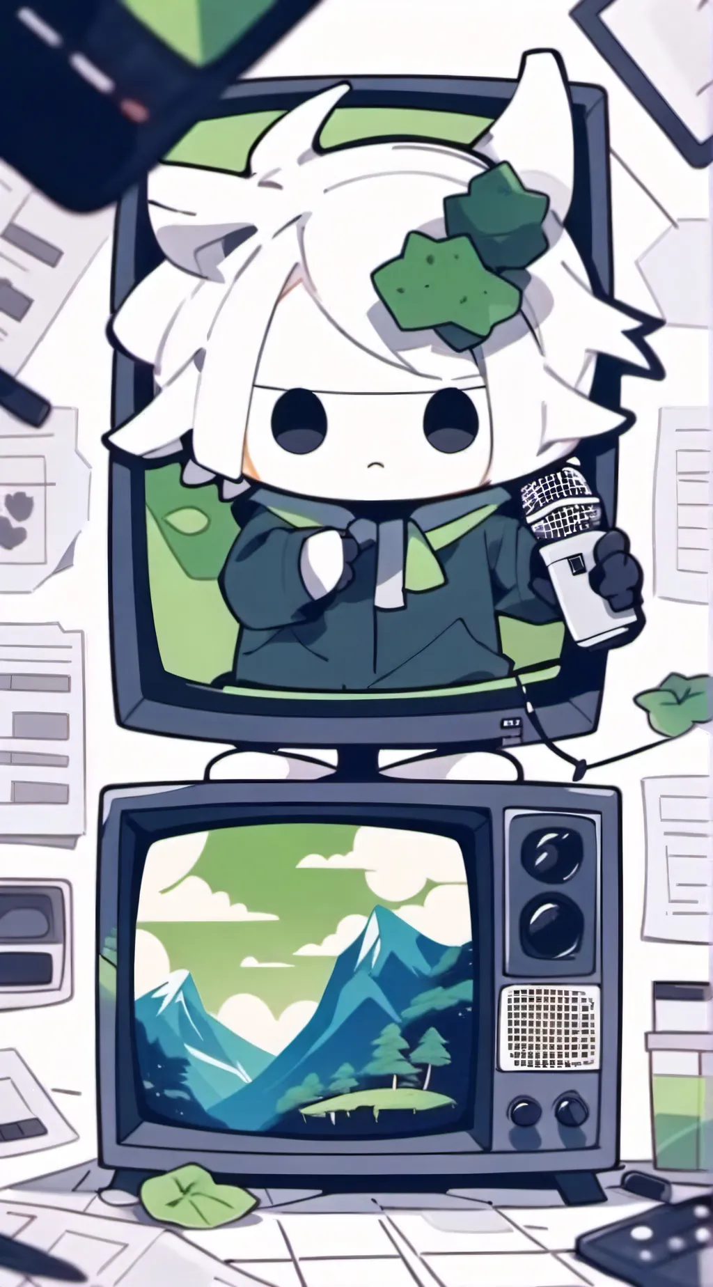 ai character: vee background