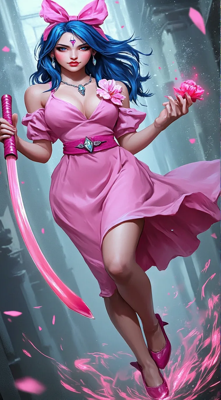 ai character: Mha movie night background