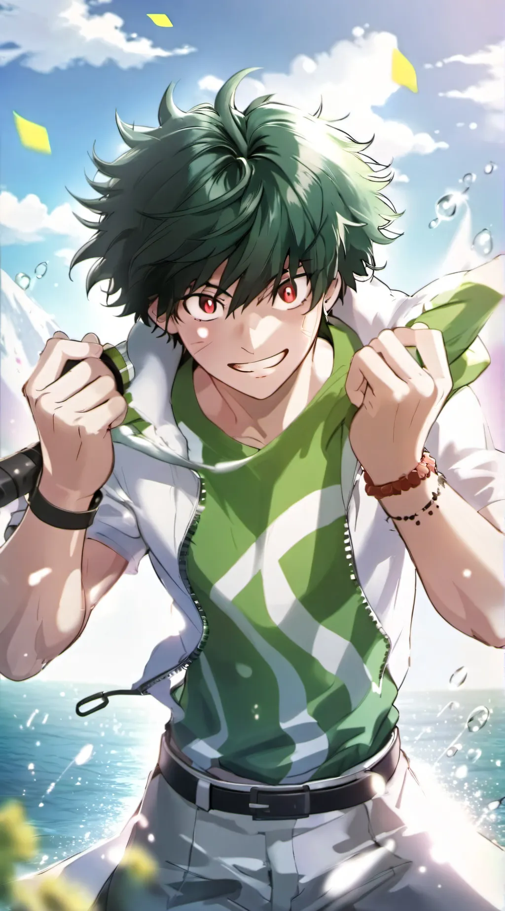 ai character: Deku background