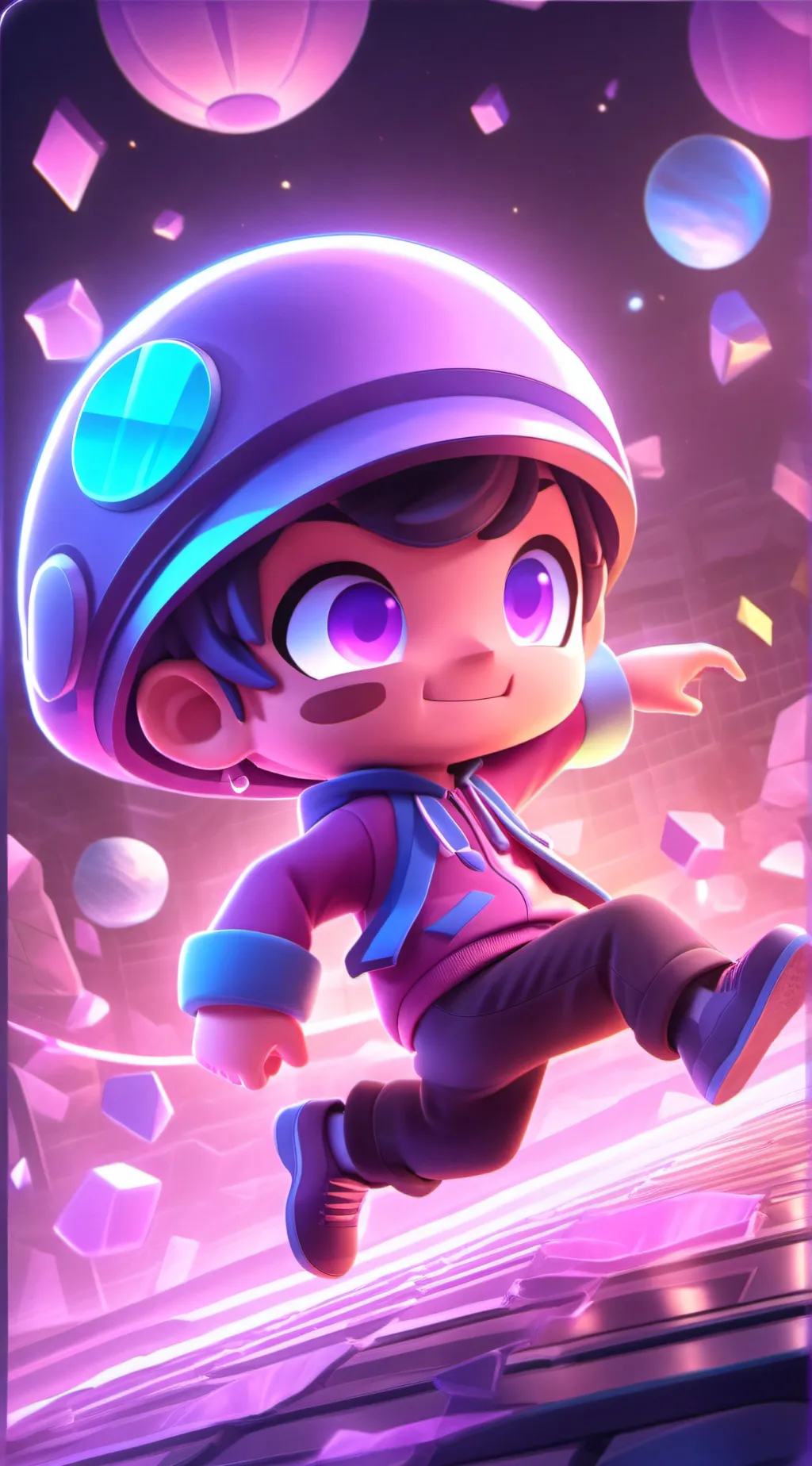 ai character: little kid background
