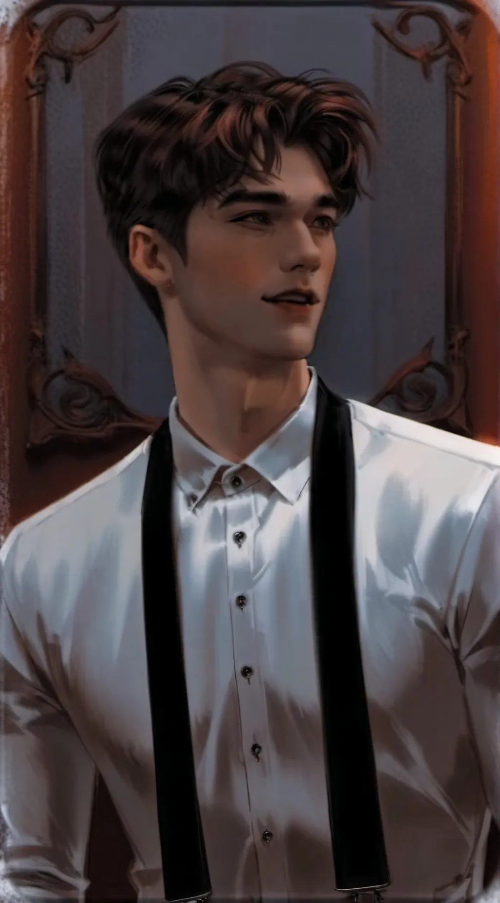 ai character: Robert Pattinson background