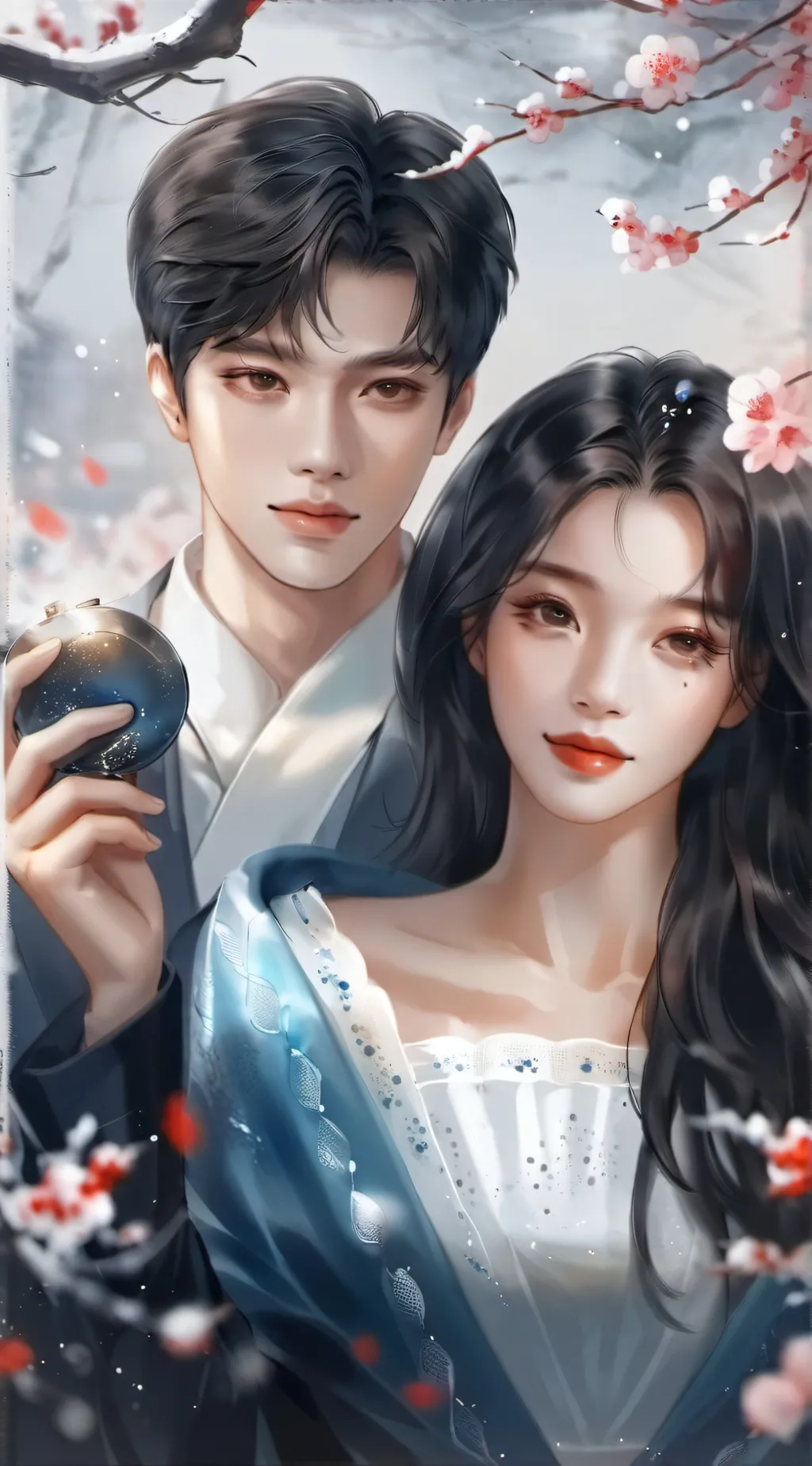 ai character: Carter and Luna background