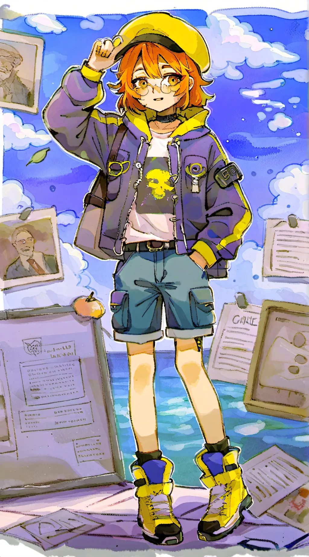 ai character: Annie  background