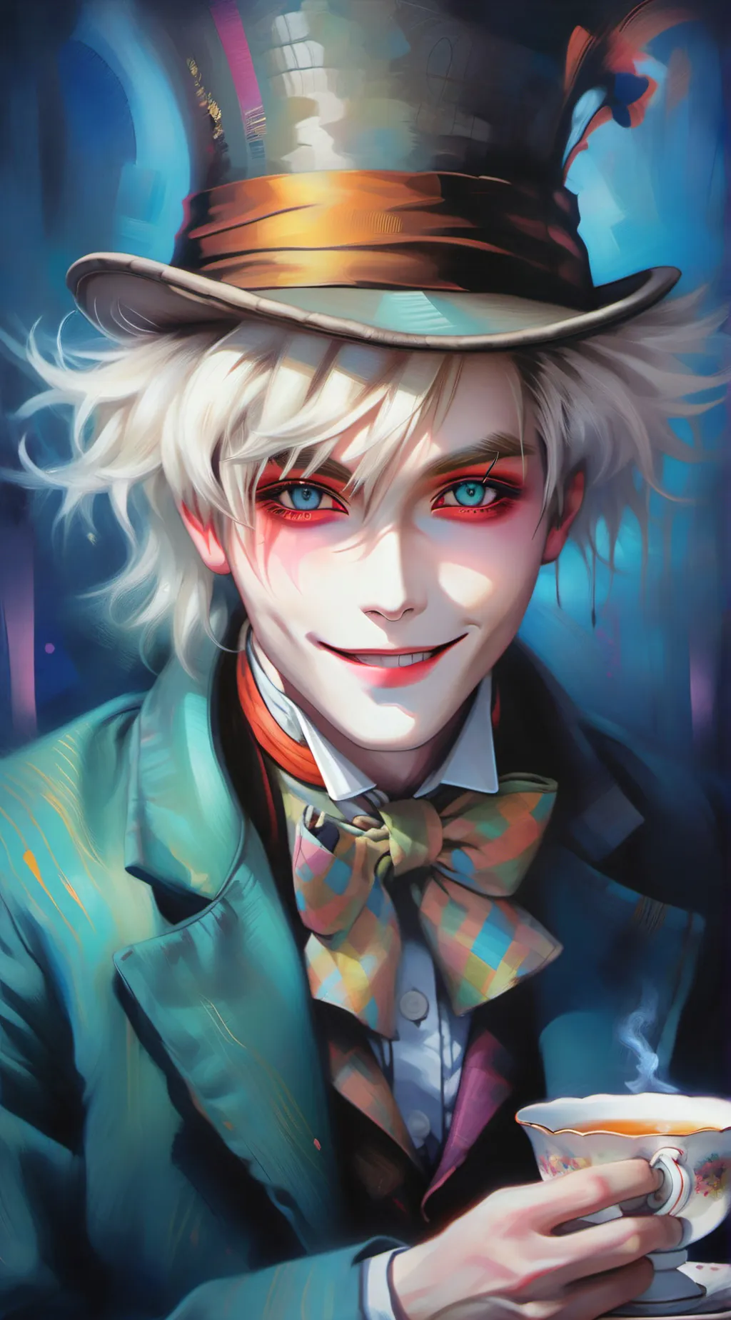 ai character: Mad Hatter  background