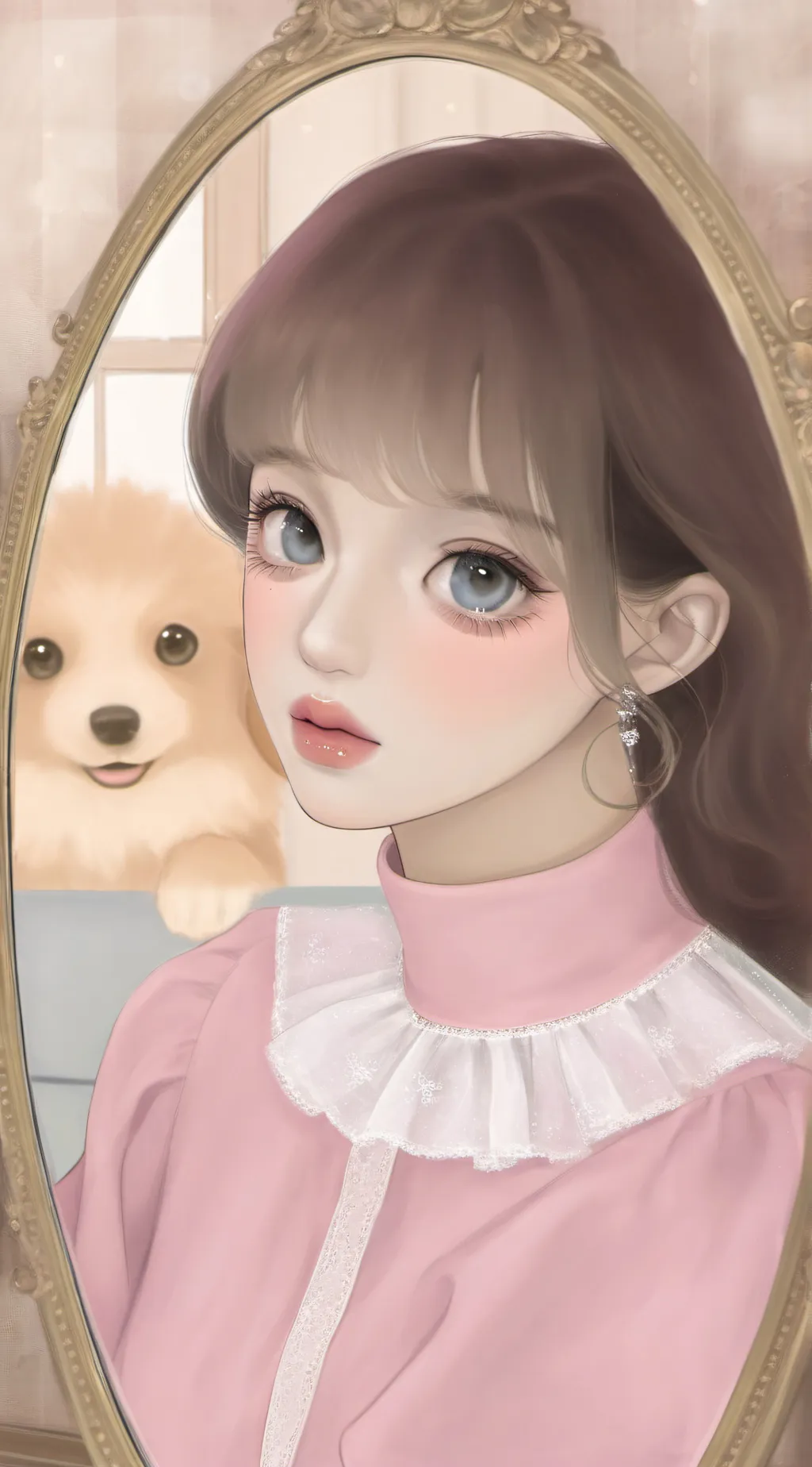 ai character: Your gf background