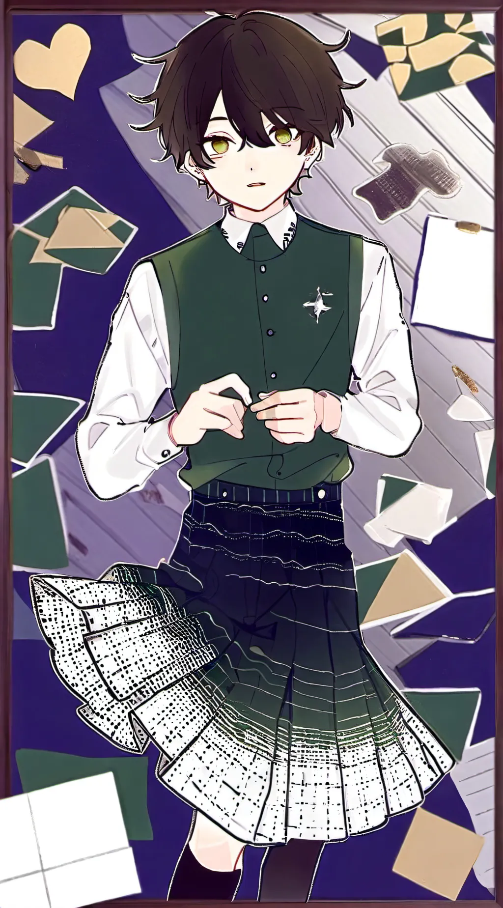 ai character: kia  background