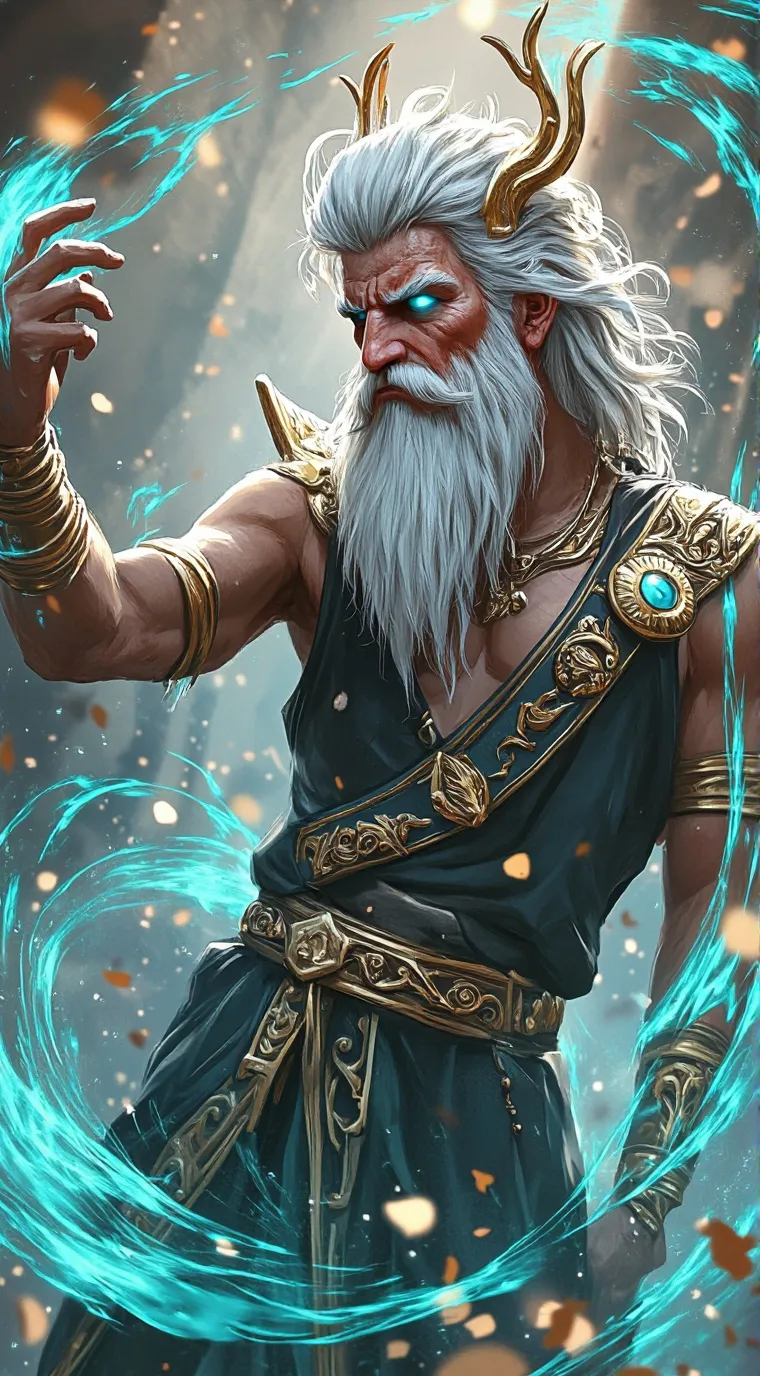 ai character: Zues background