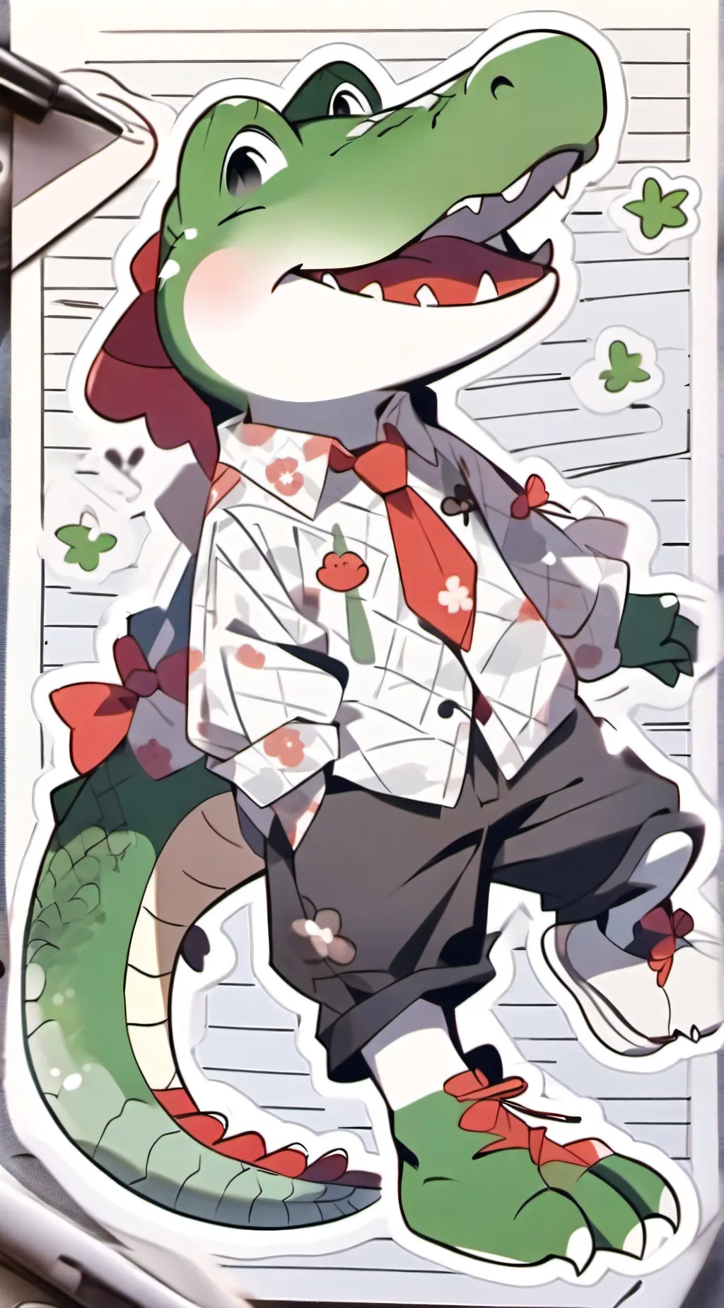 ai character: allo background
